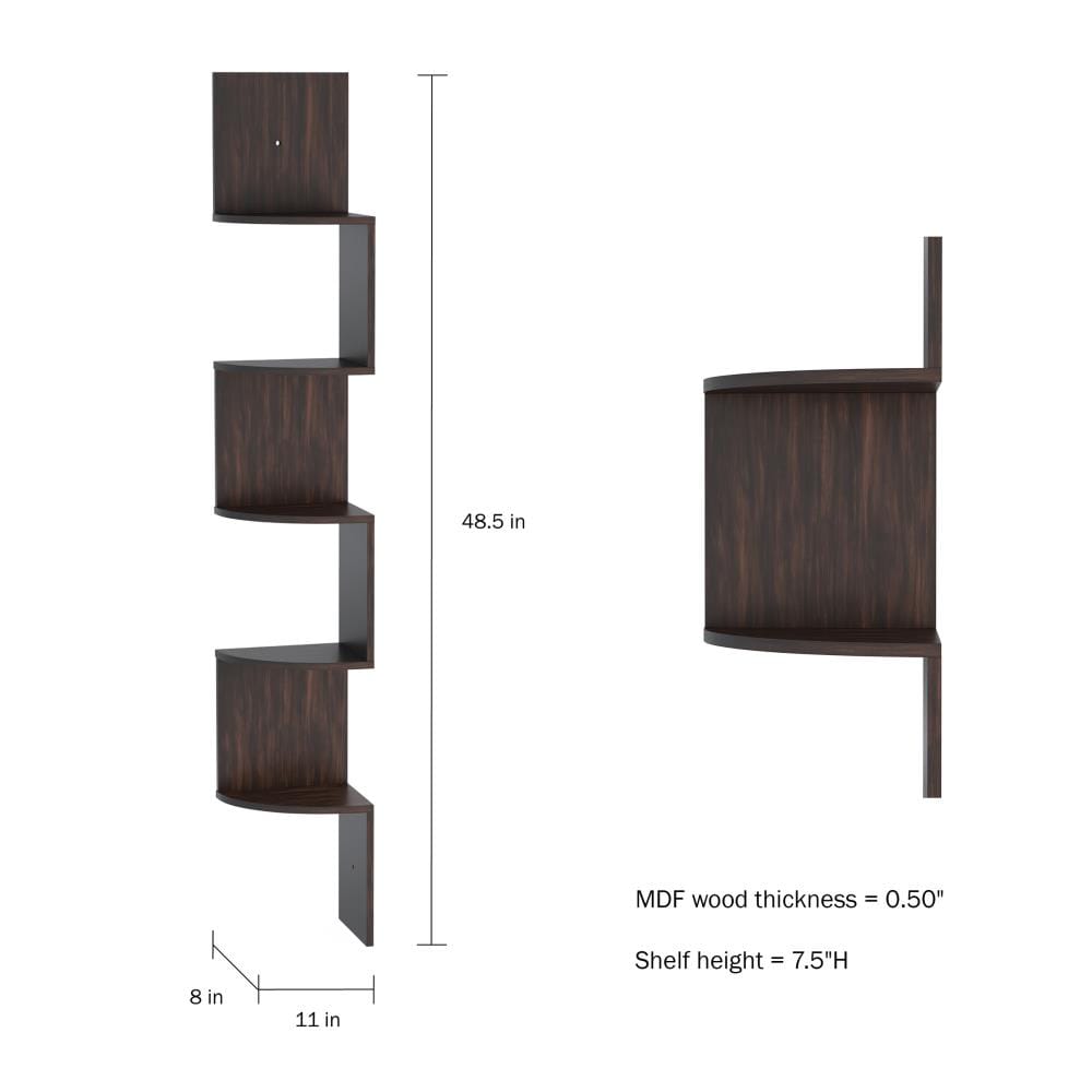 Hastings Home 240741IWJ Wall-Mounted-Shelving - View #7