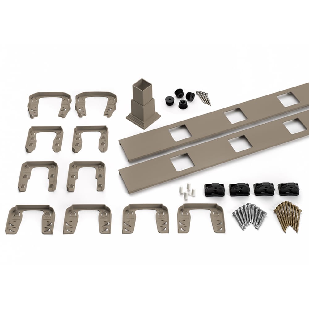 Trex 810337 91.5-in x 3.88-in Transcend Gravel Path Composite Deck Railing Completer Kit (33-Pack)