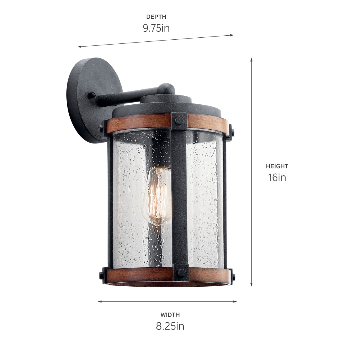 Kichler 39496A Outdoor-Wall-Lighting - View #8