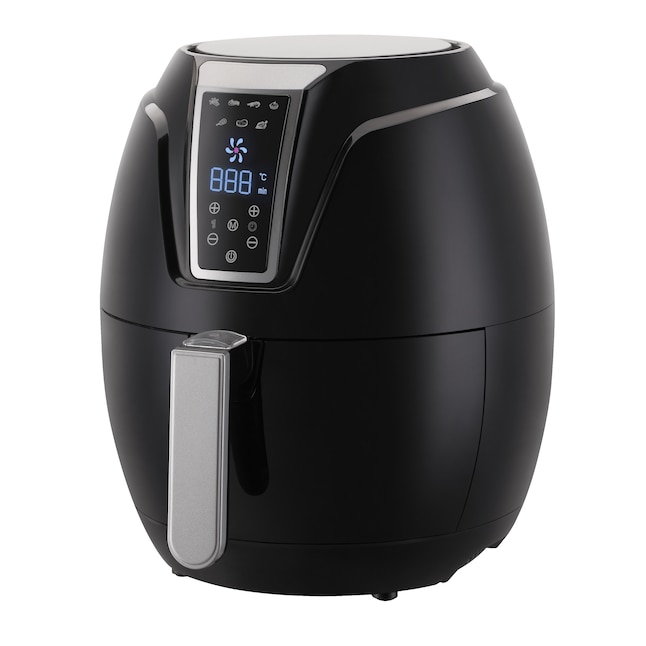 Emerald 3.2L Digital Air Fryer with 1400W, Detachable Basket -1802, 7  Preset Modes, LCD Touch Display, Black in the Air Fryers department at