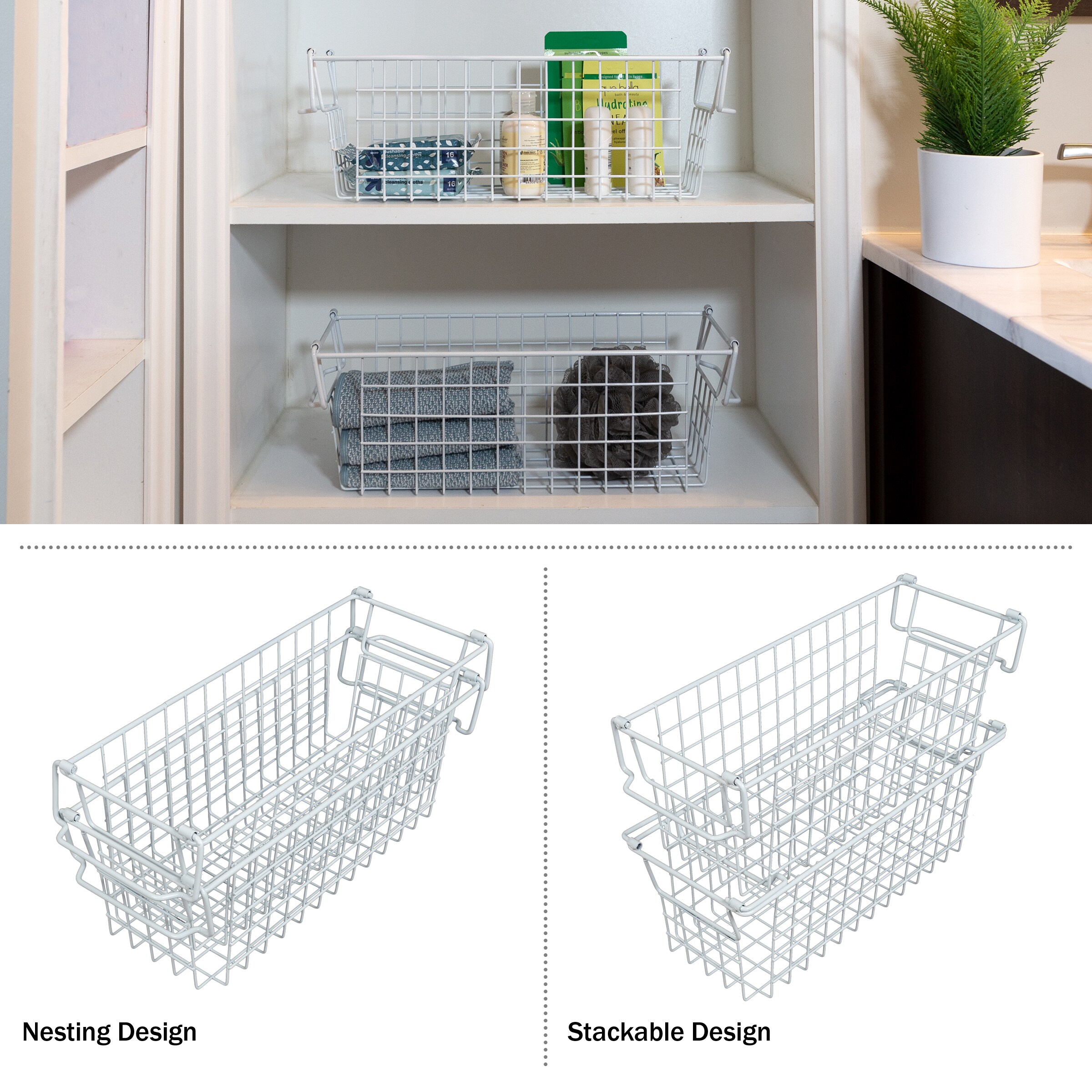 Home-Complete ST-HOME4-WHT Bins-Baskets - View #9