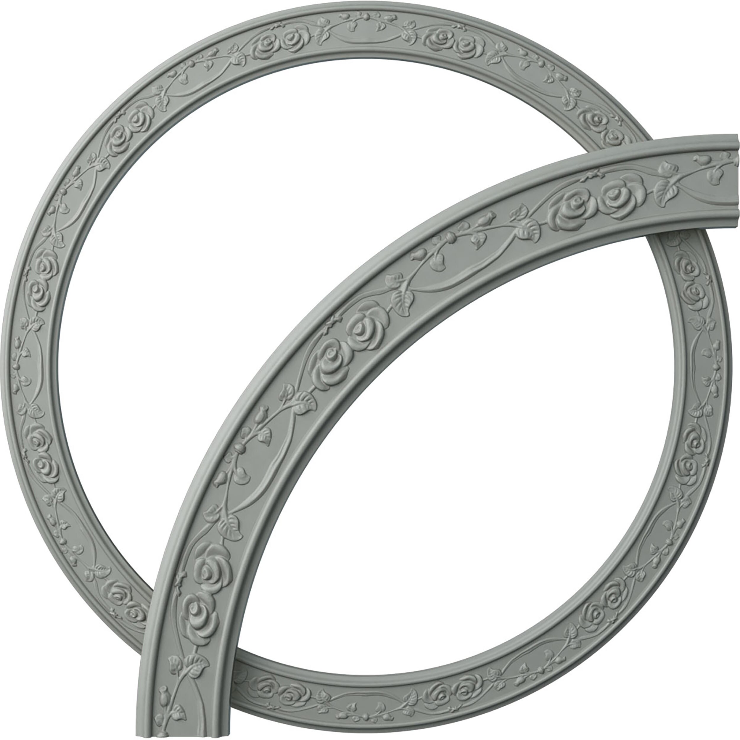 Ekena Millwork CRK41FL Flower 41-Inches x 41-Inches Full Urethane Ceiling Ring