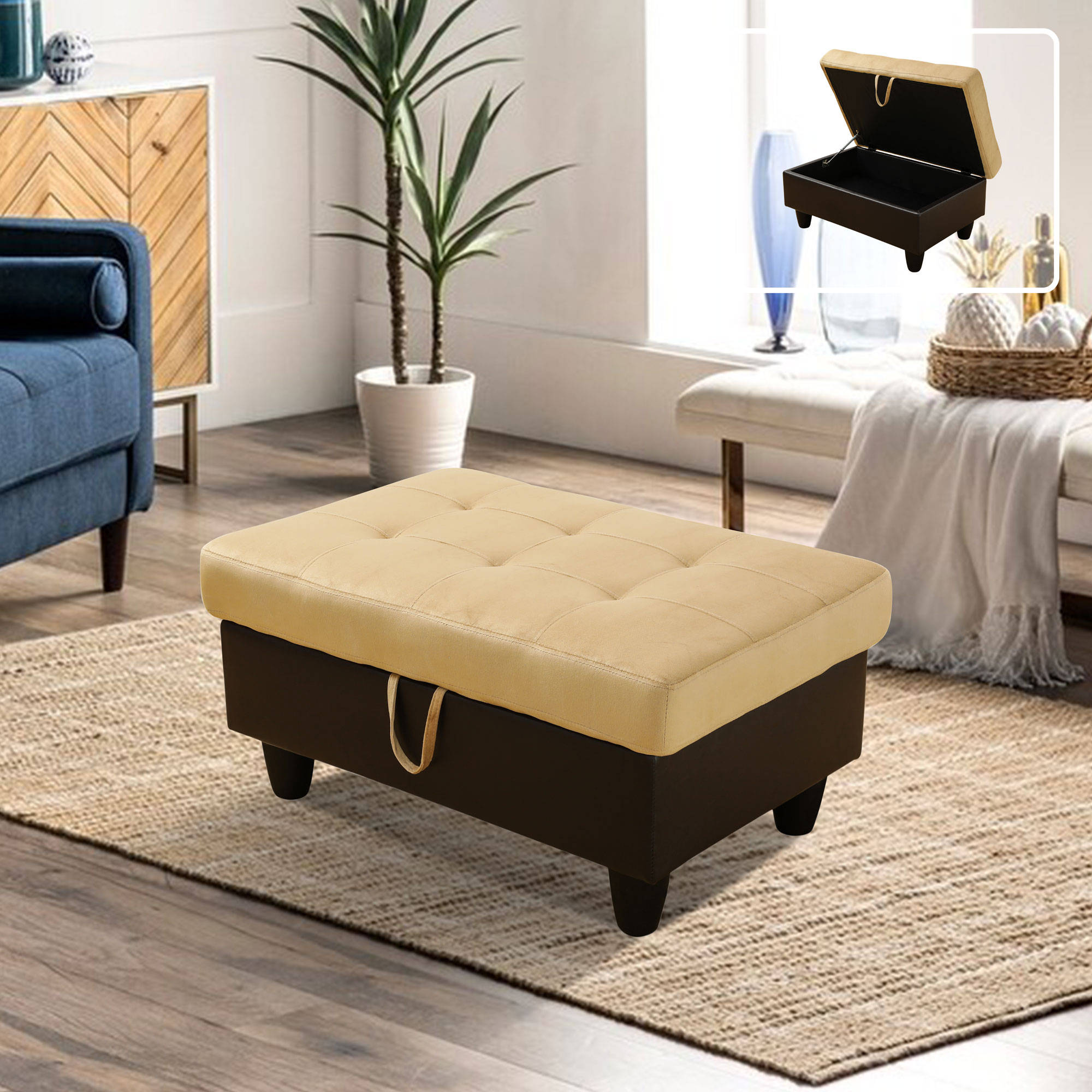 Siavonce XH308467 Indoor-Ottomans - View #7