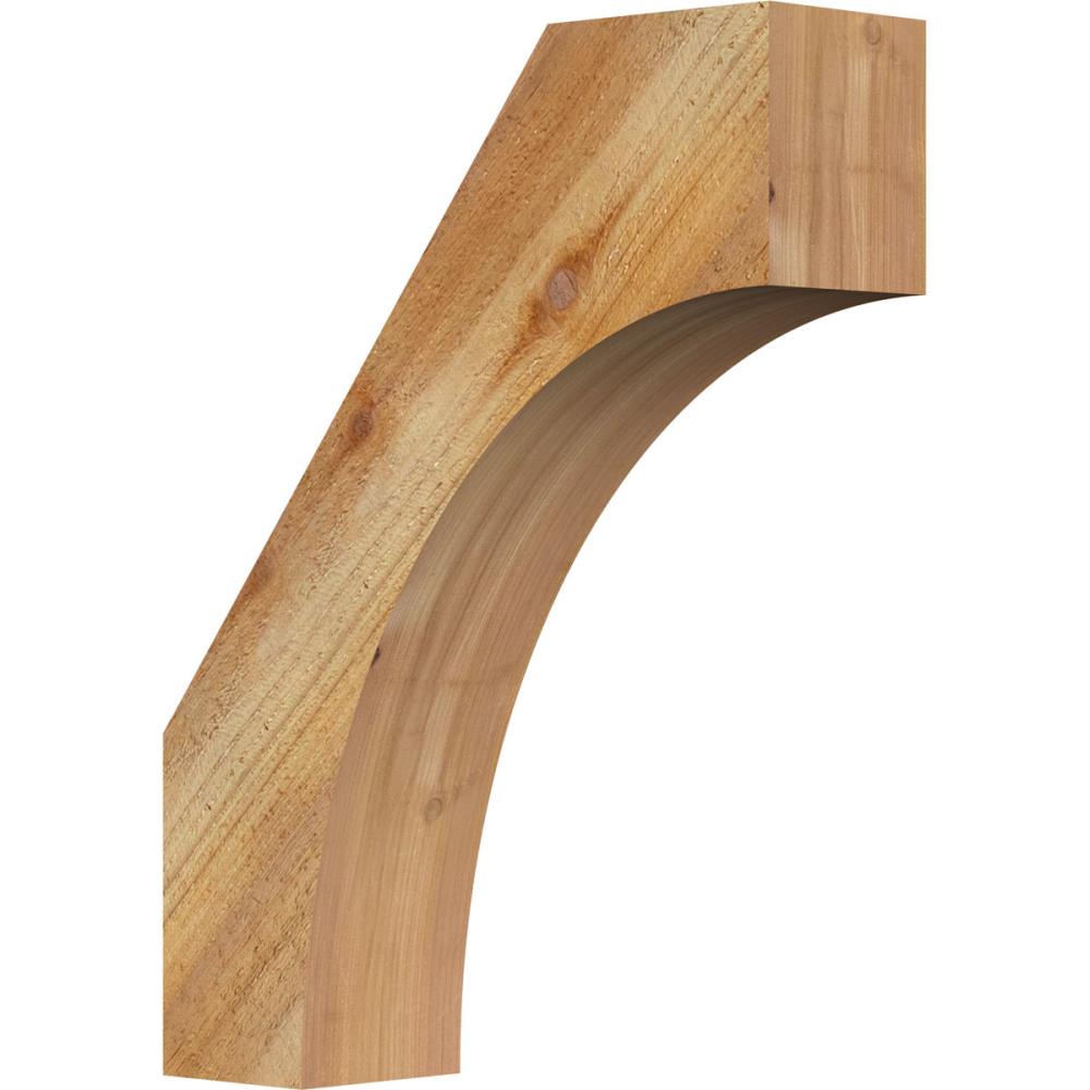 Ekena Millwork BRC04X14X18WTL00RWR 4-in x 14-in x 18-in Western Red Cedar Unfinished Wood Westlake Tough Sawn Knee Brace