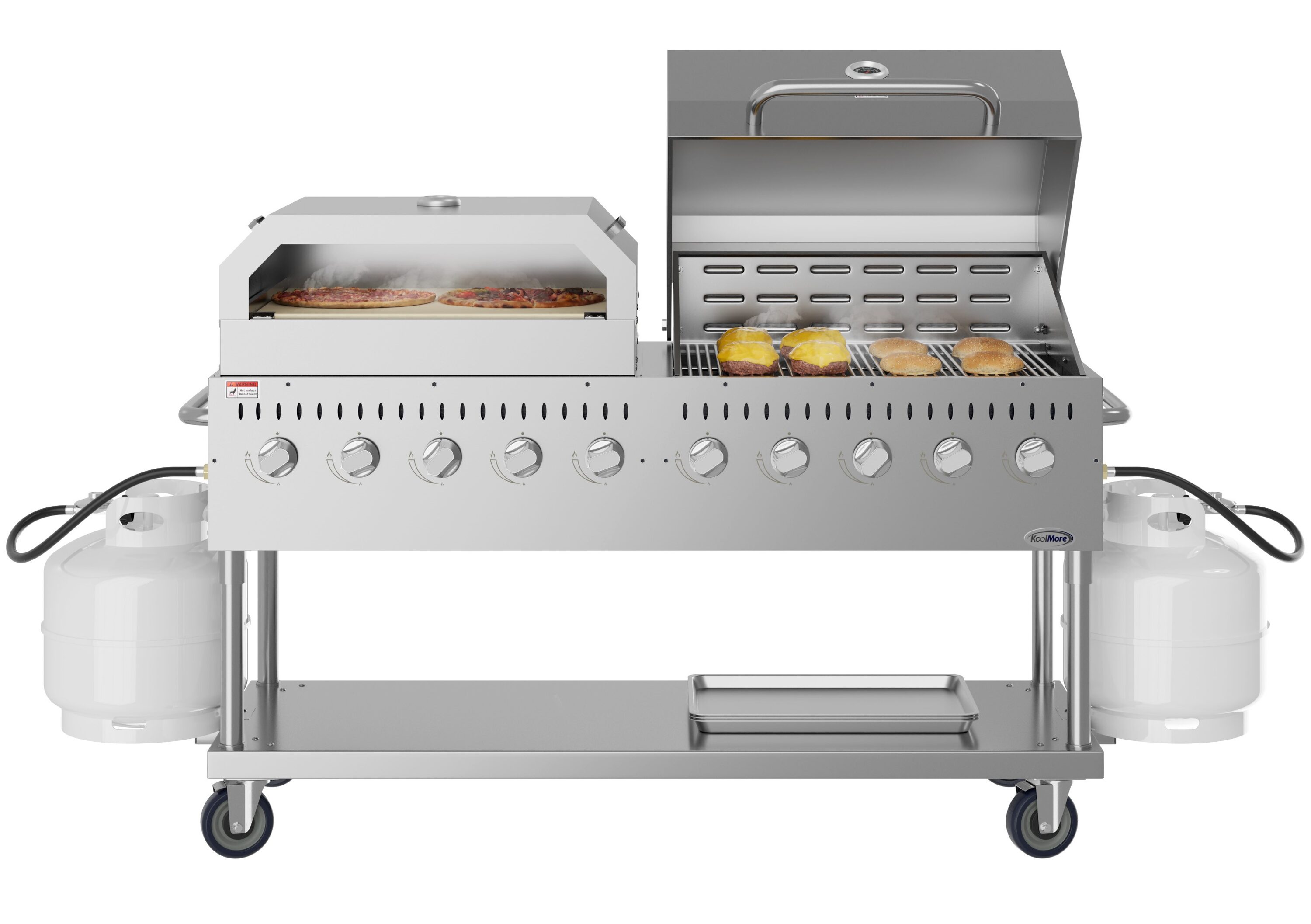 KoolMore LOW-CGKIT7-D36P36 Gas-Grill - View #7