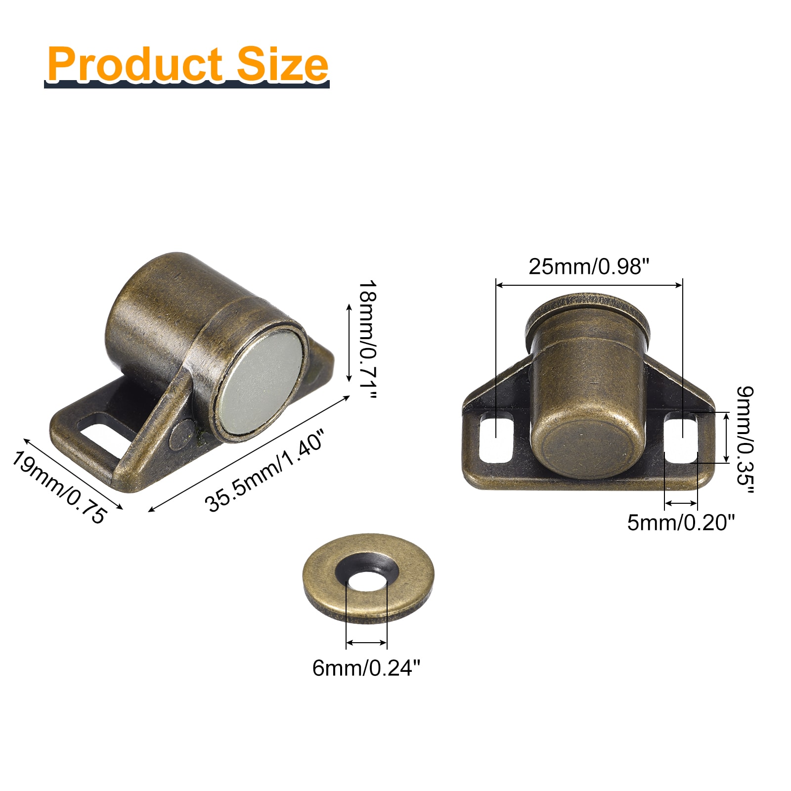 Unique Bargains S25093001UX9628 Door-Accessories - View #2