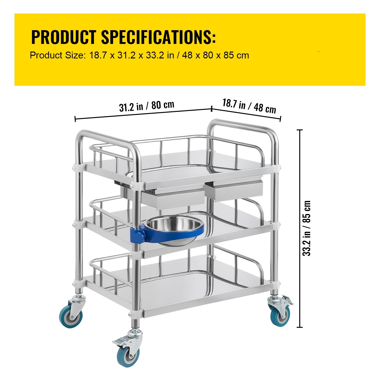 VEVOR YSCLJTDH32+K7BS0OV0 Utility-Carts - View #10