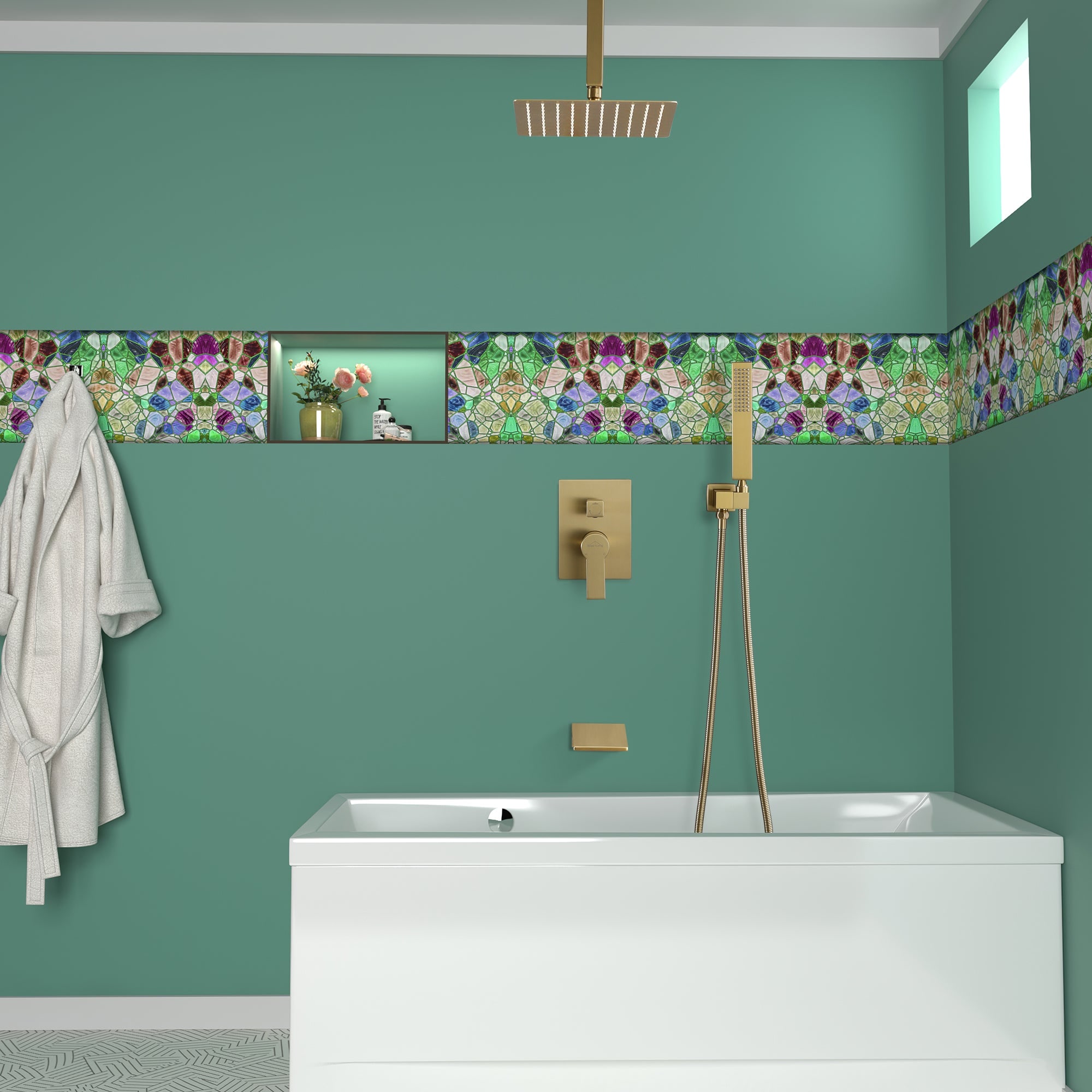 Boyel Living SMD-88017BG-10 Showerhead-Bar-Panels - View #15