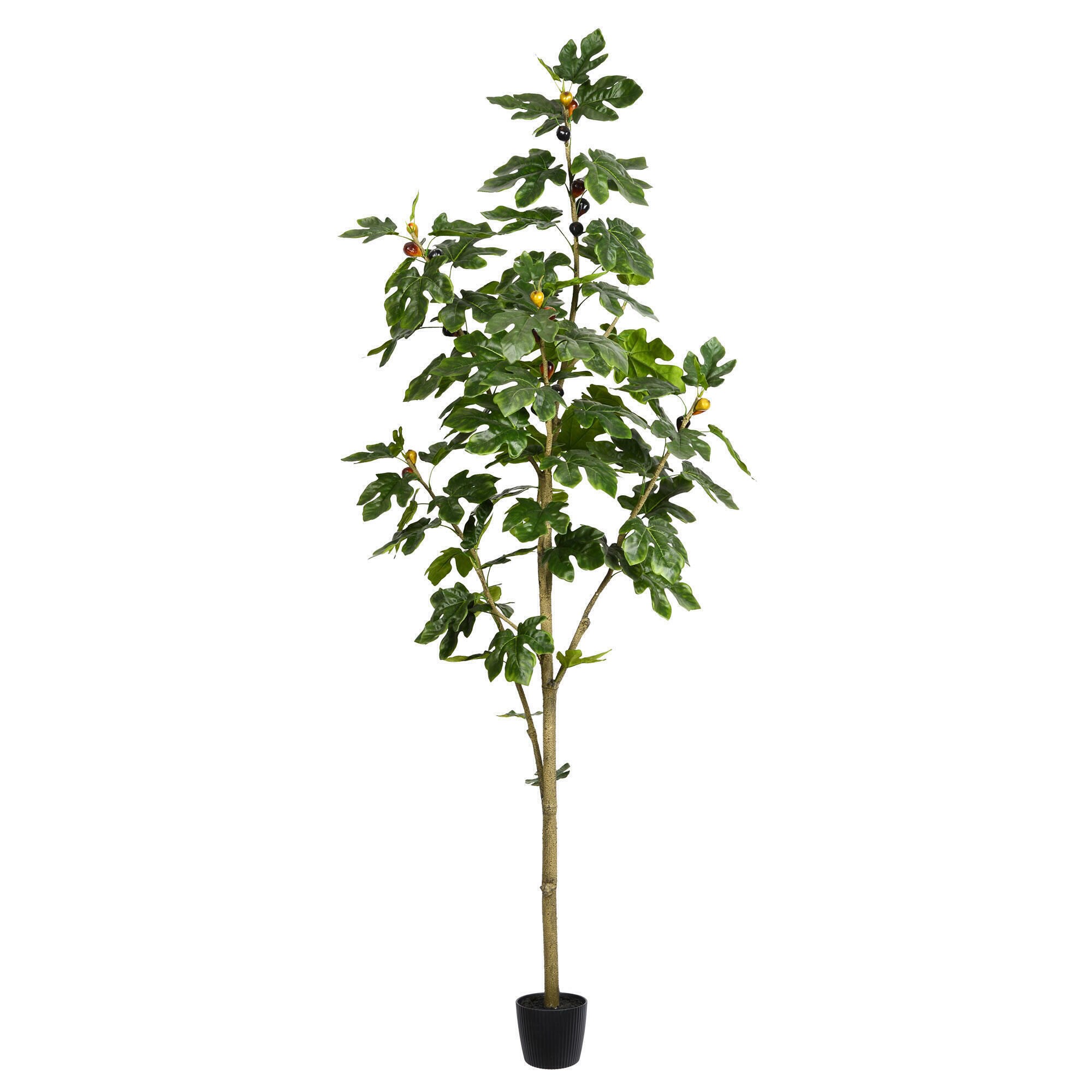 Vickerman TB180484 84-in Green Indoor Fiddle Leaf Artificial Tree