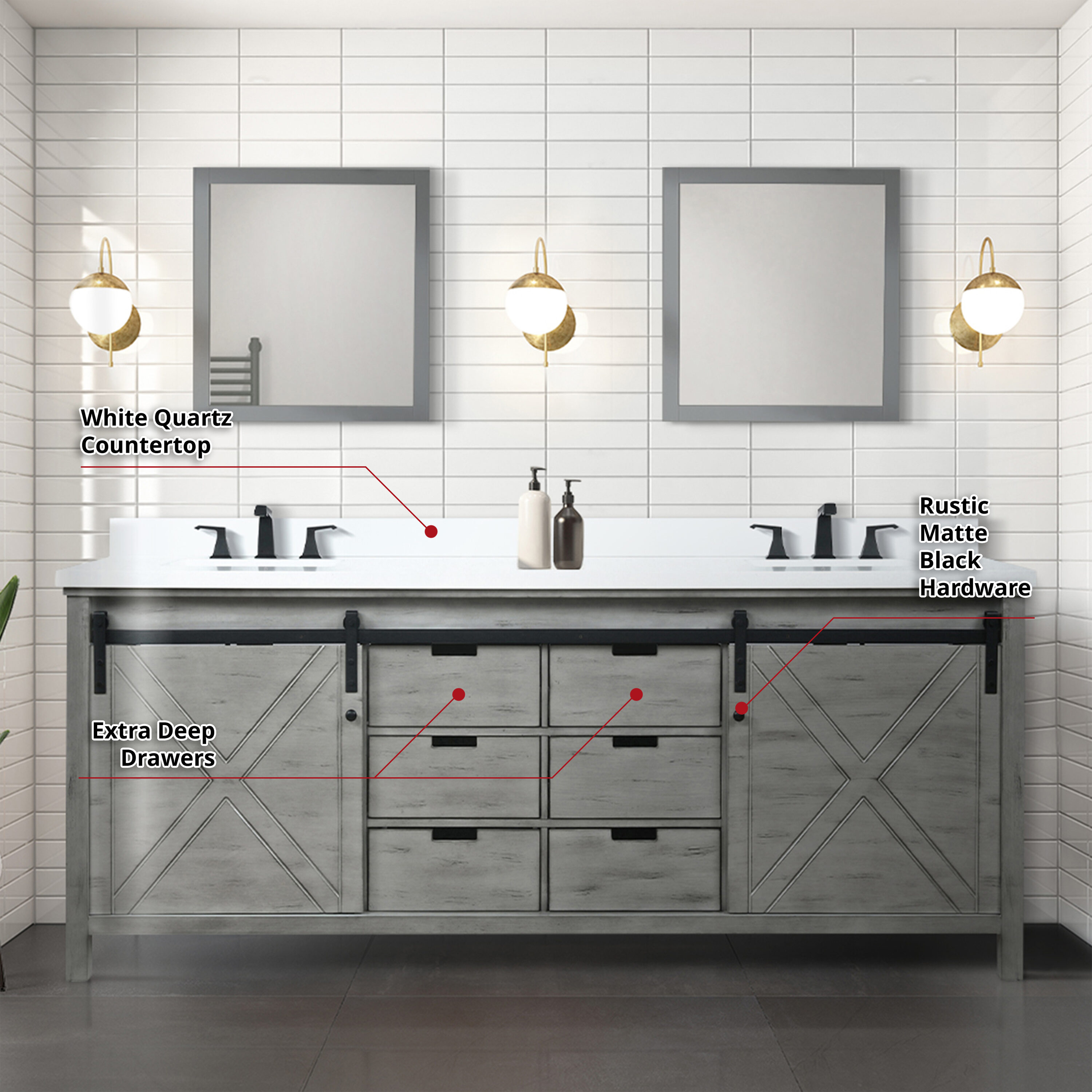 Lexora LM342284DH00M34 vanities - View #6