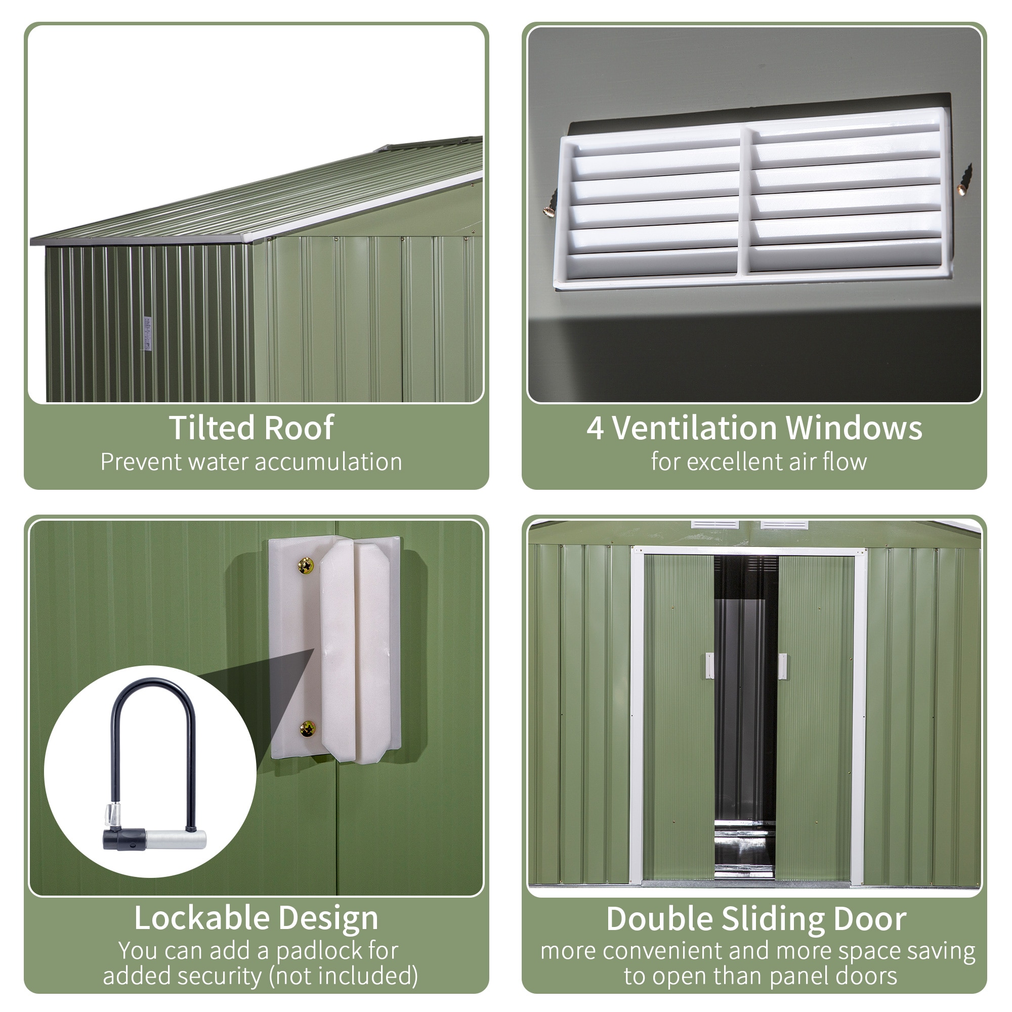 Flynama J-V-859S00001 Metal-Storage-Buildings-Sheds - View #4