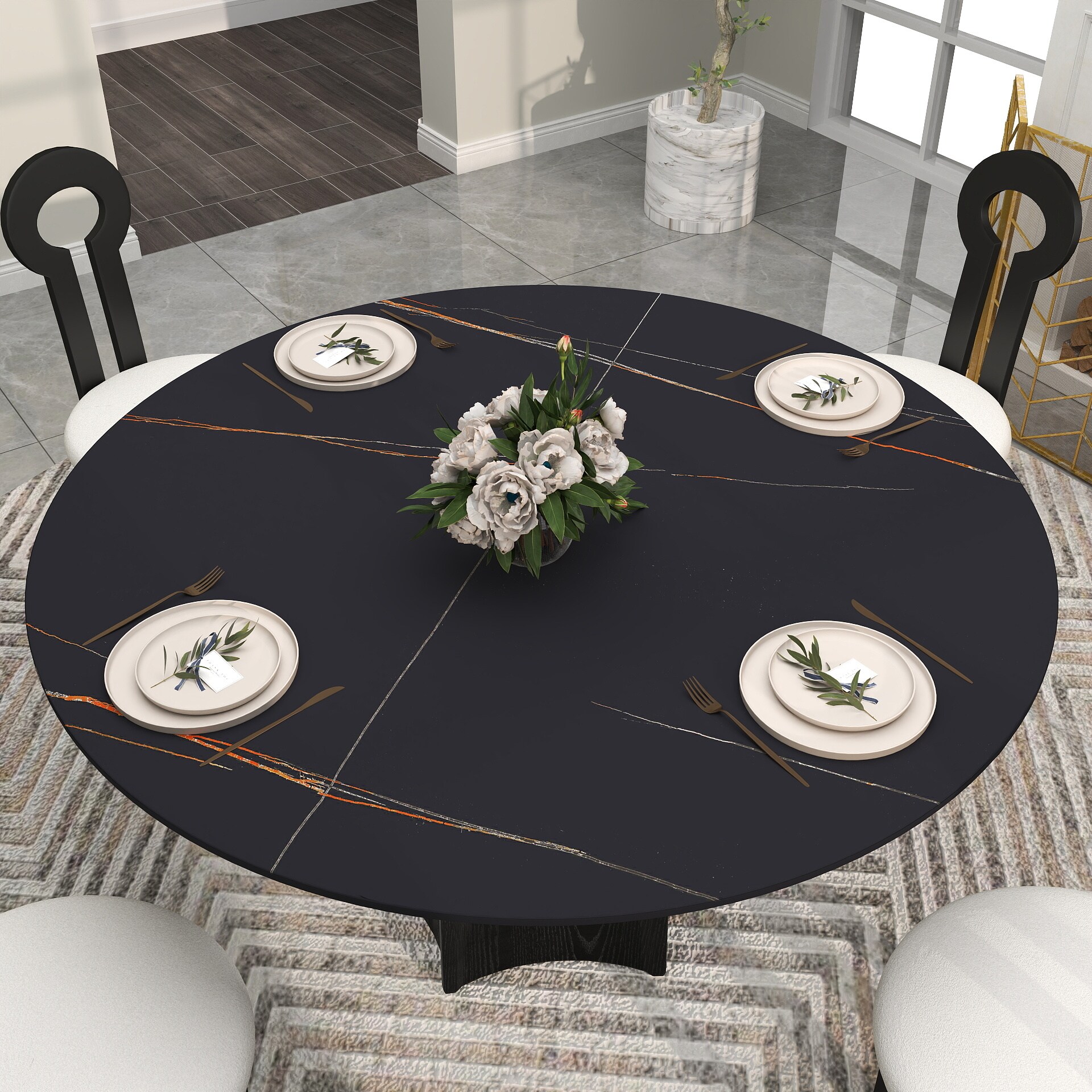 BuotiqHom DH-AT-150B-7B Dining-Tables - View #2