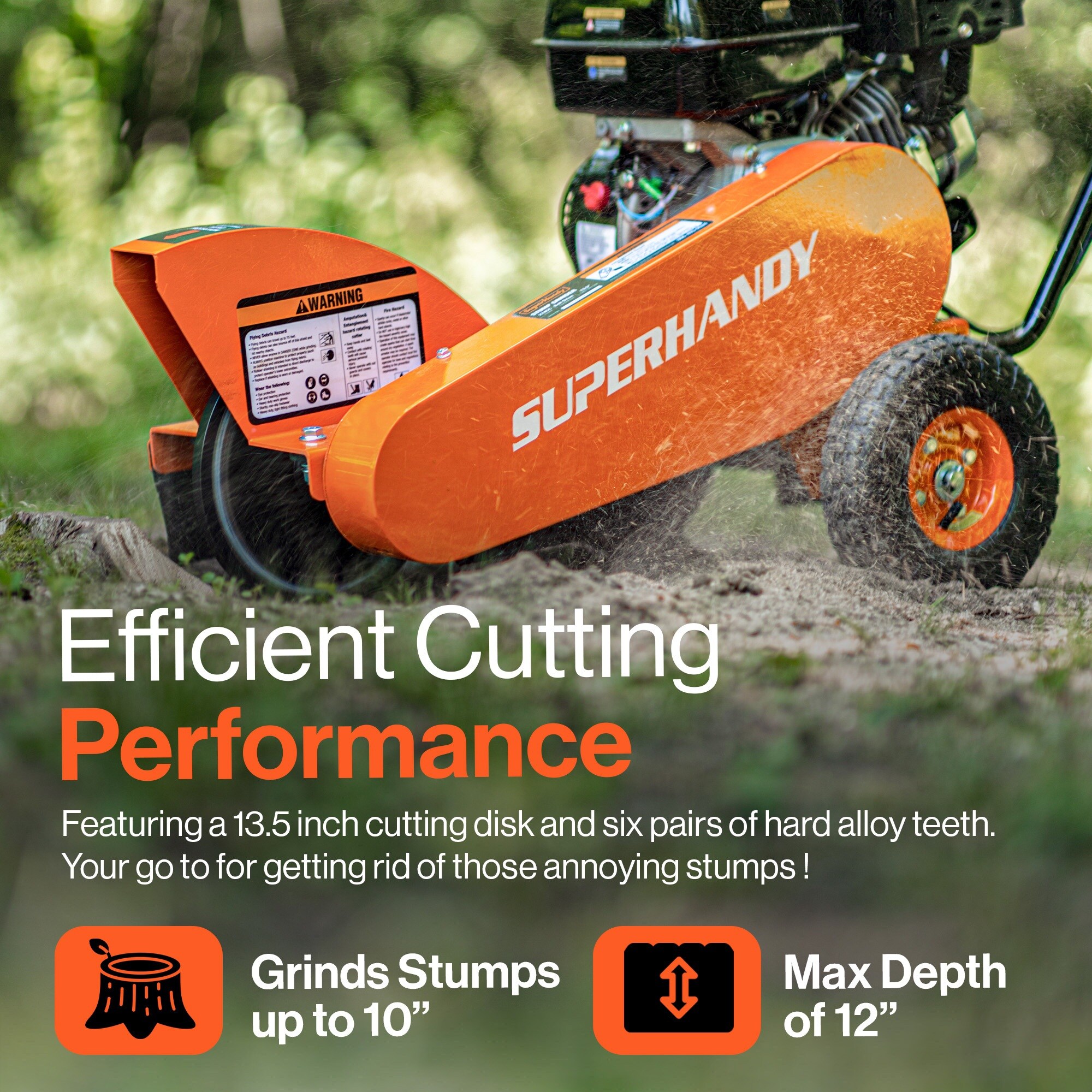 SuperHandy GUO110 Stump-Grinders - View #2