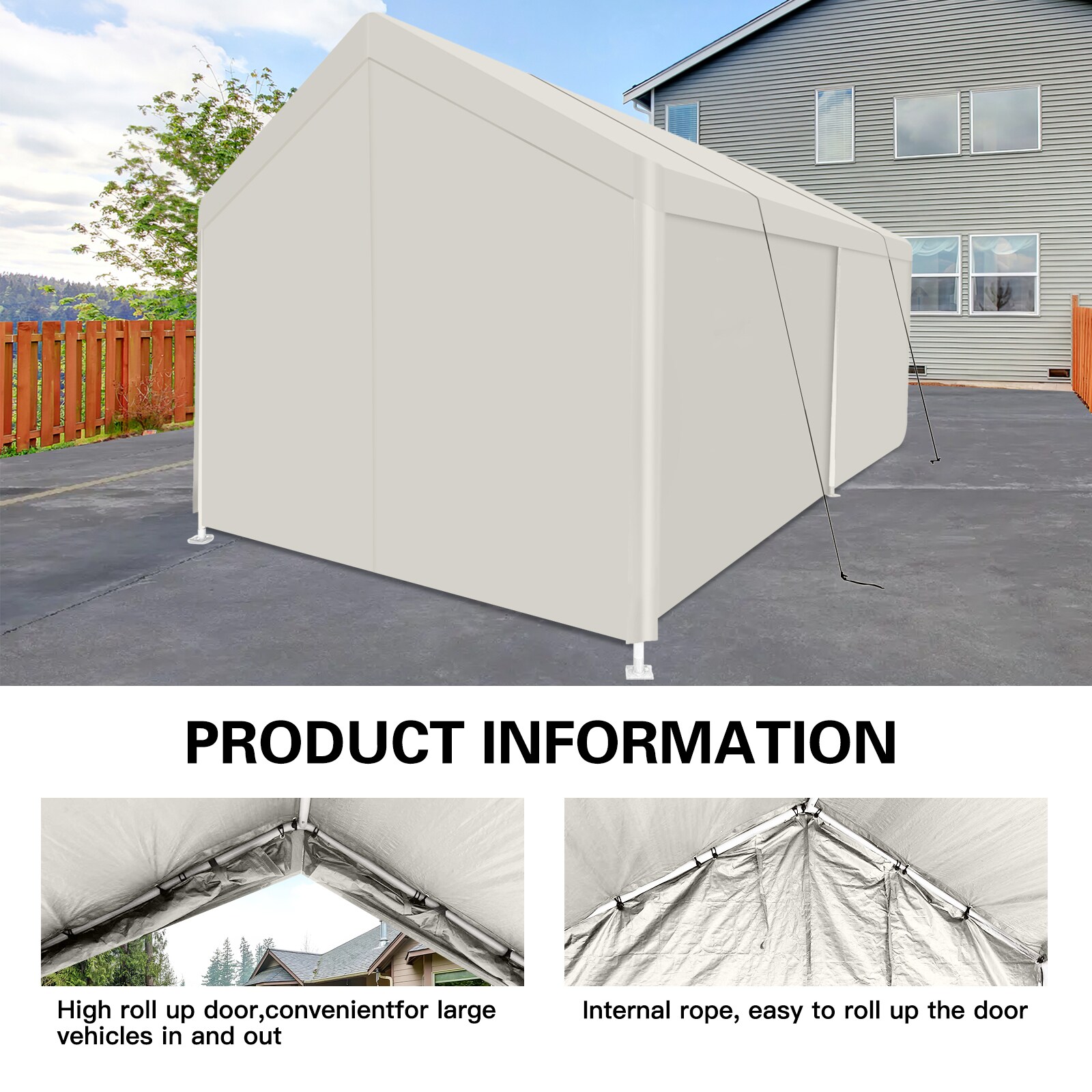 GDFStudio 346118 Carport-Covers - View #4