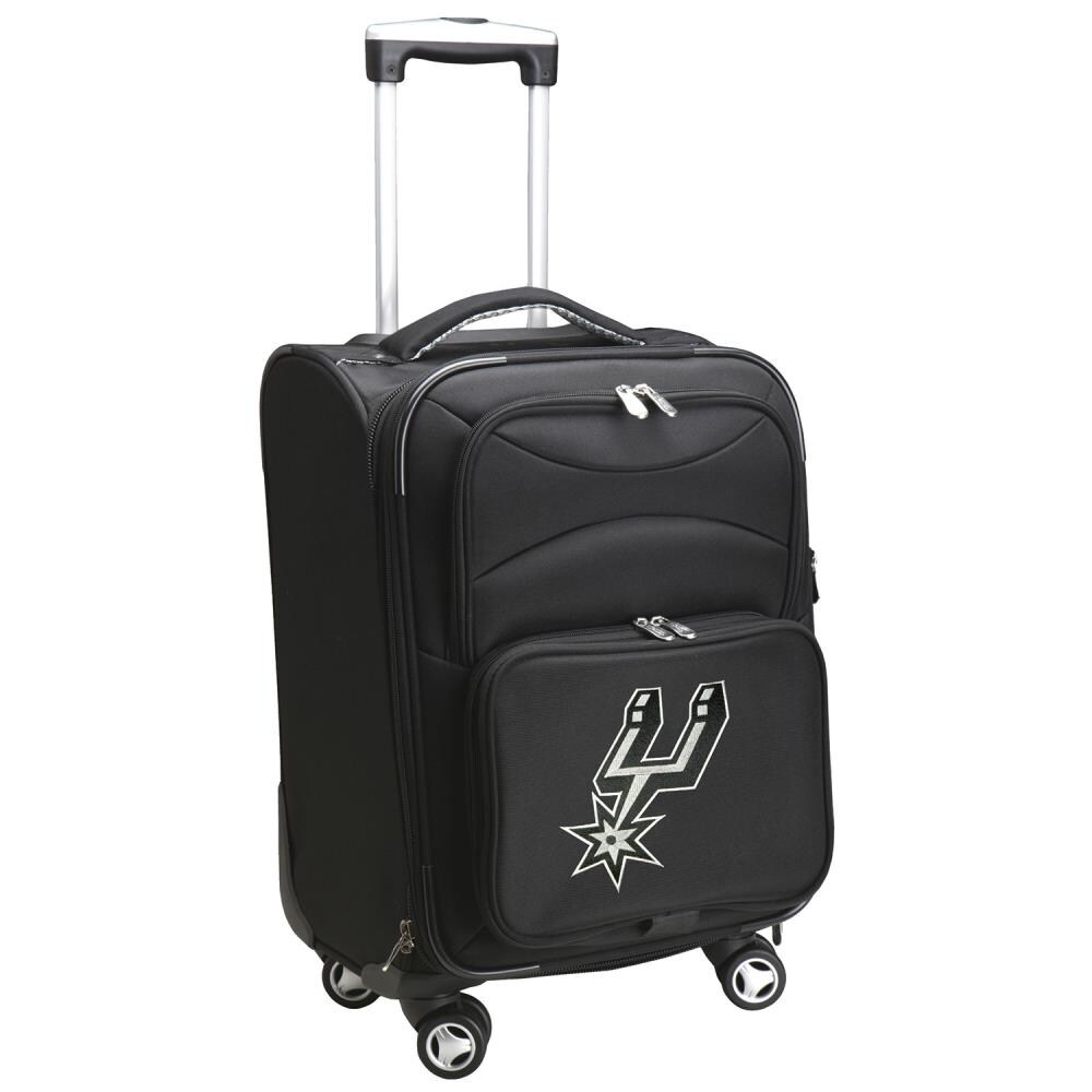 Mojo Licensing NBSPL202 NBA San Antonio Spurs 21.5 x 12 x 14 Black Ballistic Nylon Softshell Carry-on Bag (1-Bag)