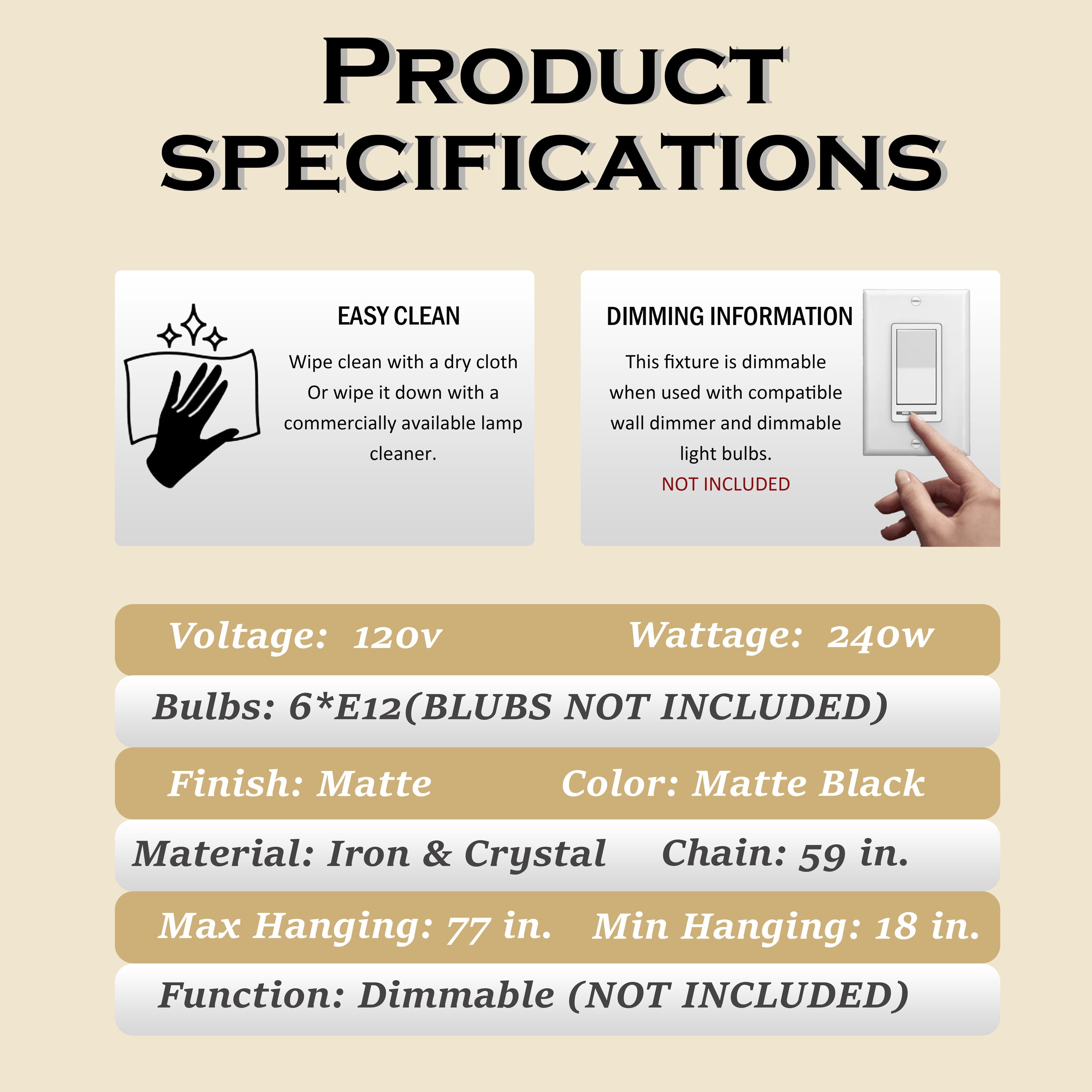 AloaDecor Lighting L7211D62MB10A b090015 - View #5