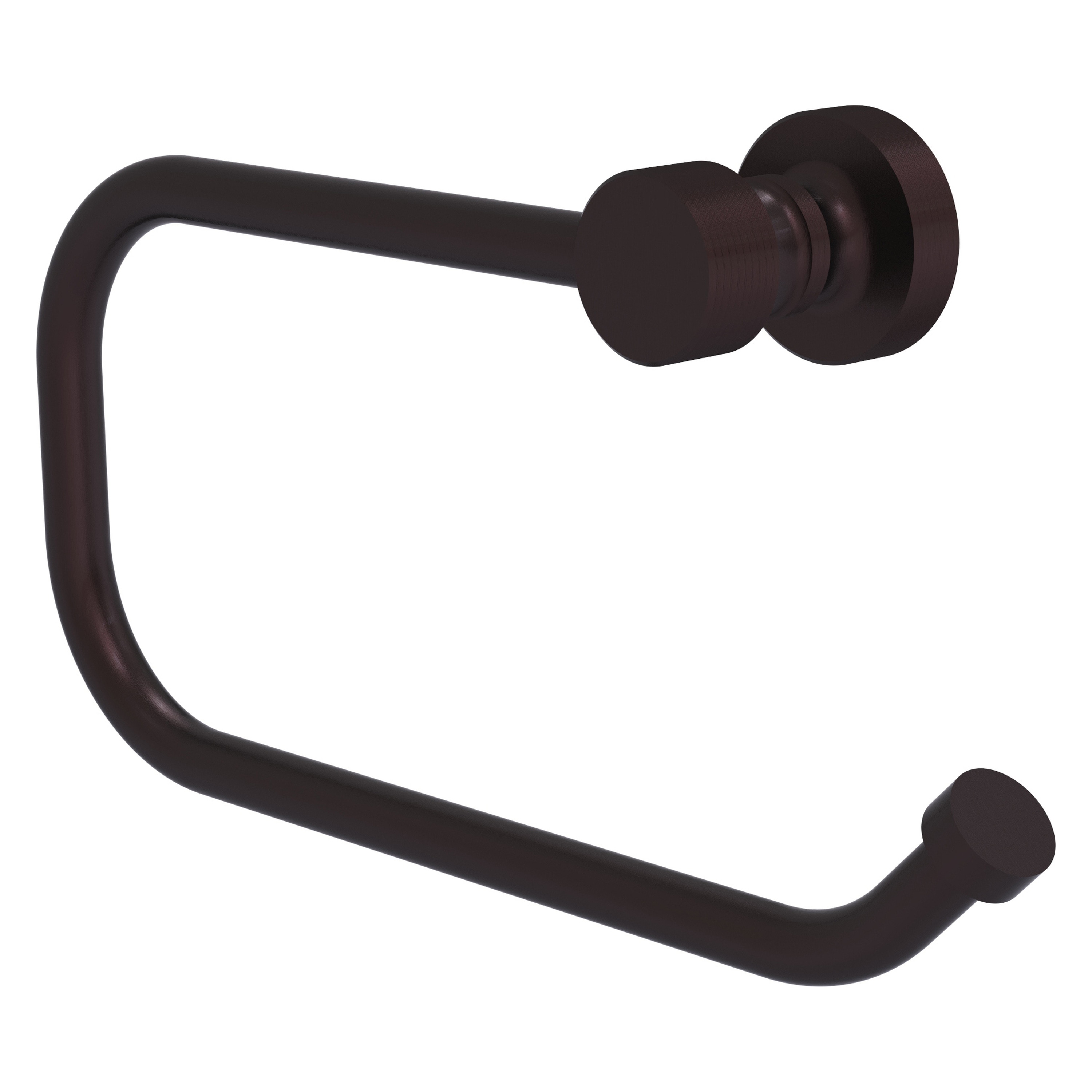 Allied Brass FT-24E-ABZ Foxtrot Antique Bronze Wall mount Single post Toilet Paper Holder 1 -Rolls