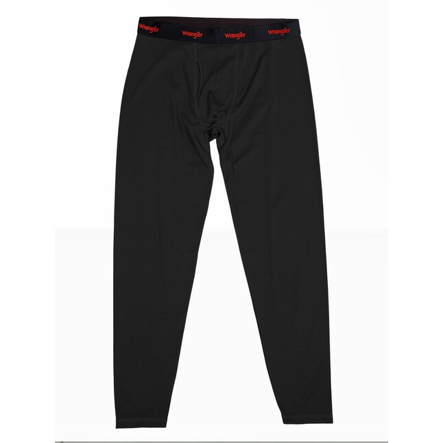 Wrangler Black Polyester Thermal Pants (Large) in the Thermals department  at 