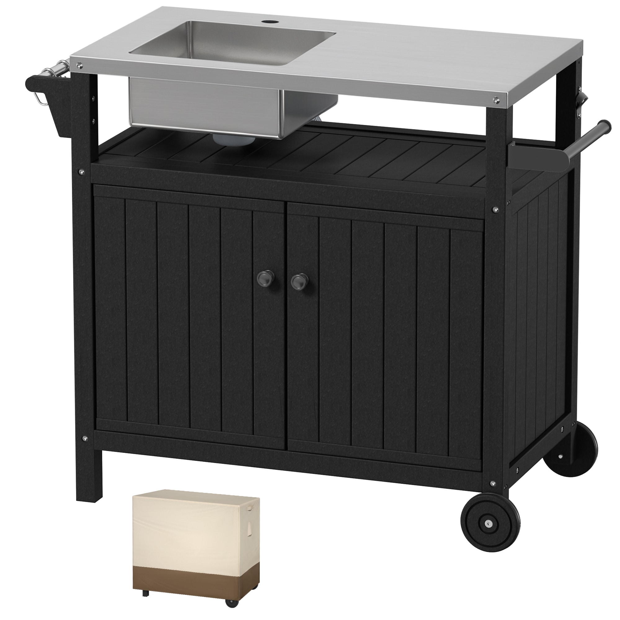 Poly furniture DC-SS06-BK Grill-Carts-Grill-Stands - View #10