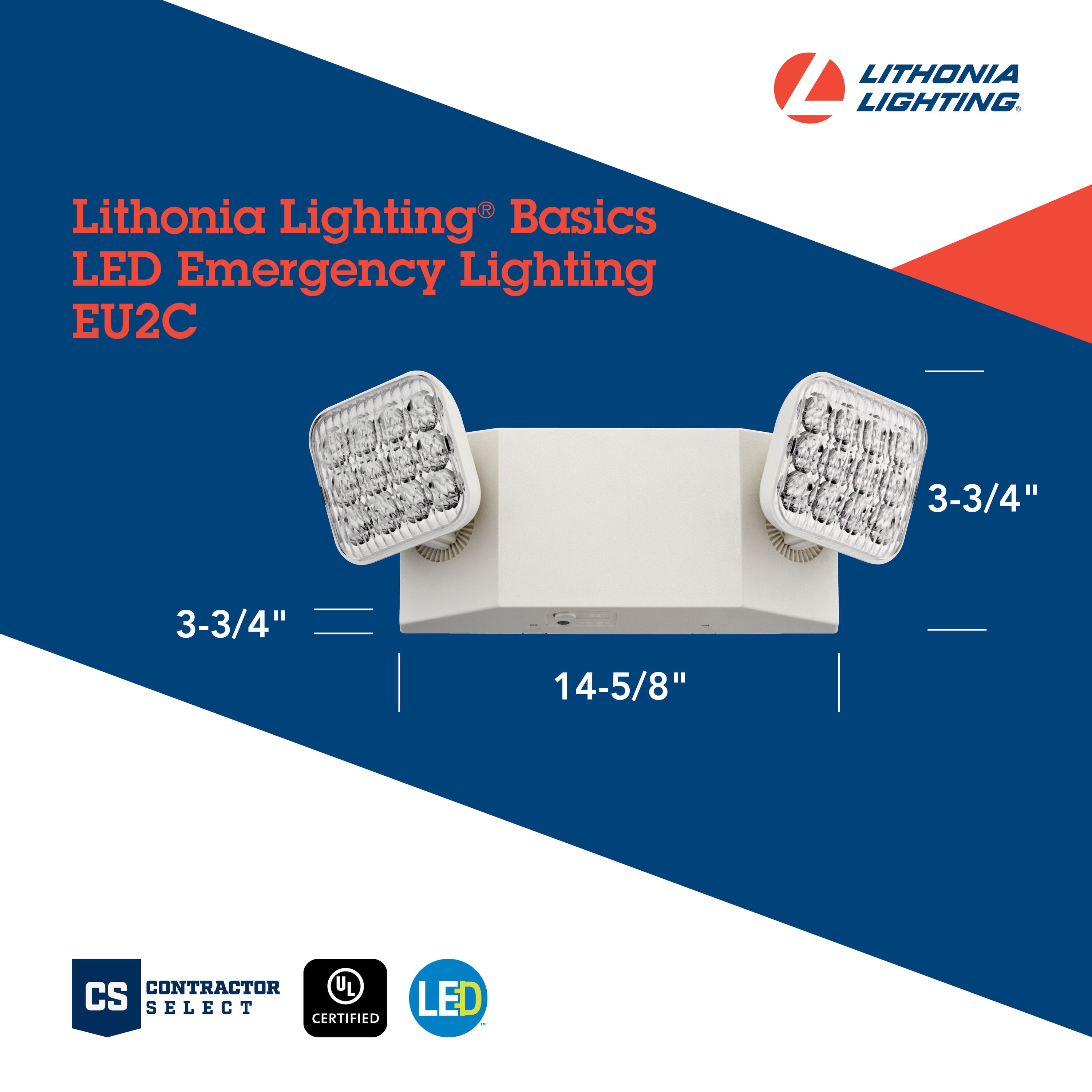 Lithonia Lighting 2-Watt 120/277-Volt LED White Hardwired Emergency Light  in the Emergency & Exit Lights department at