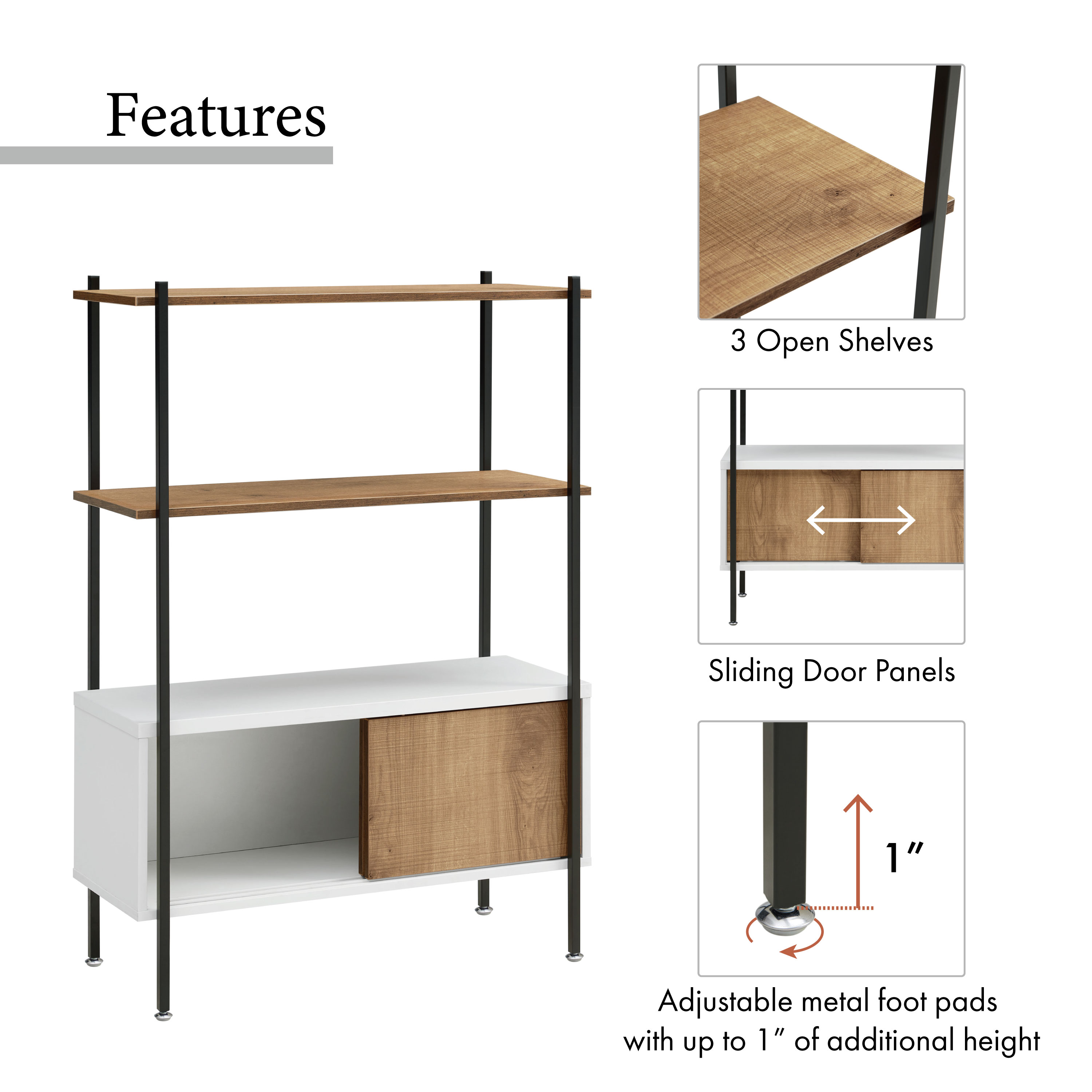 Furniture of America IDI-243233 bookcases - View #14