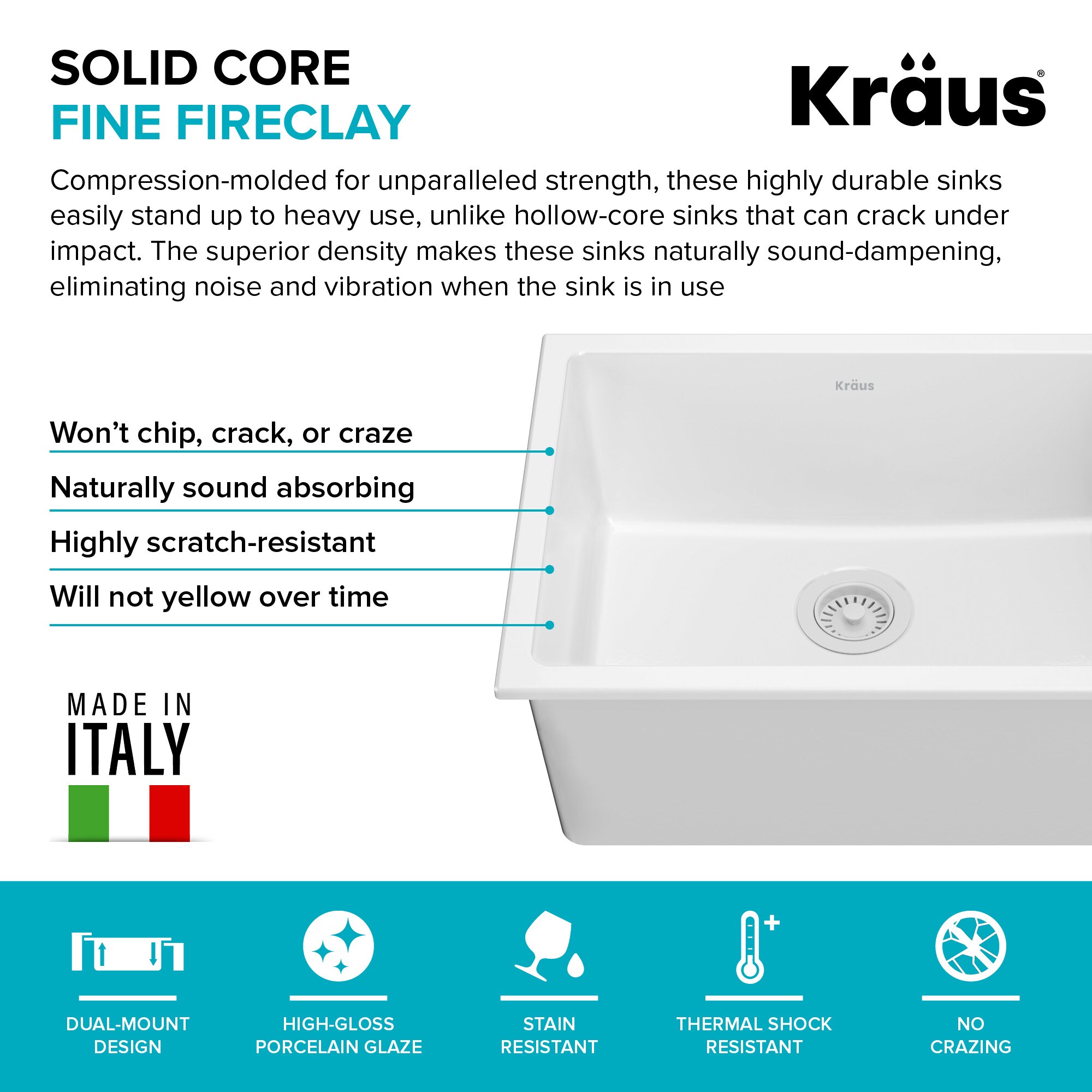 Kraus KFD1-24GWH Kitchen-Sinks - View #10