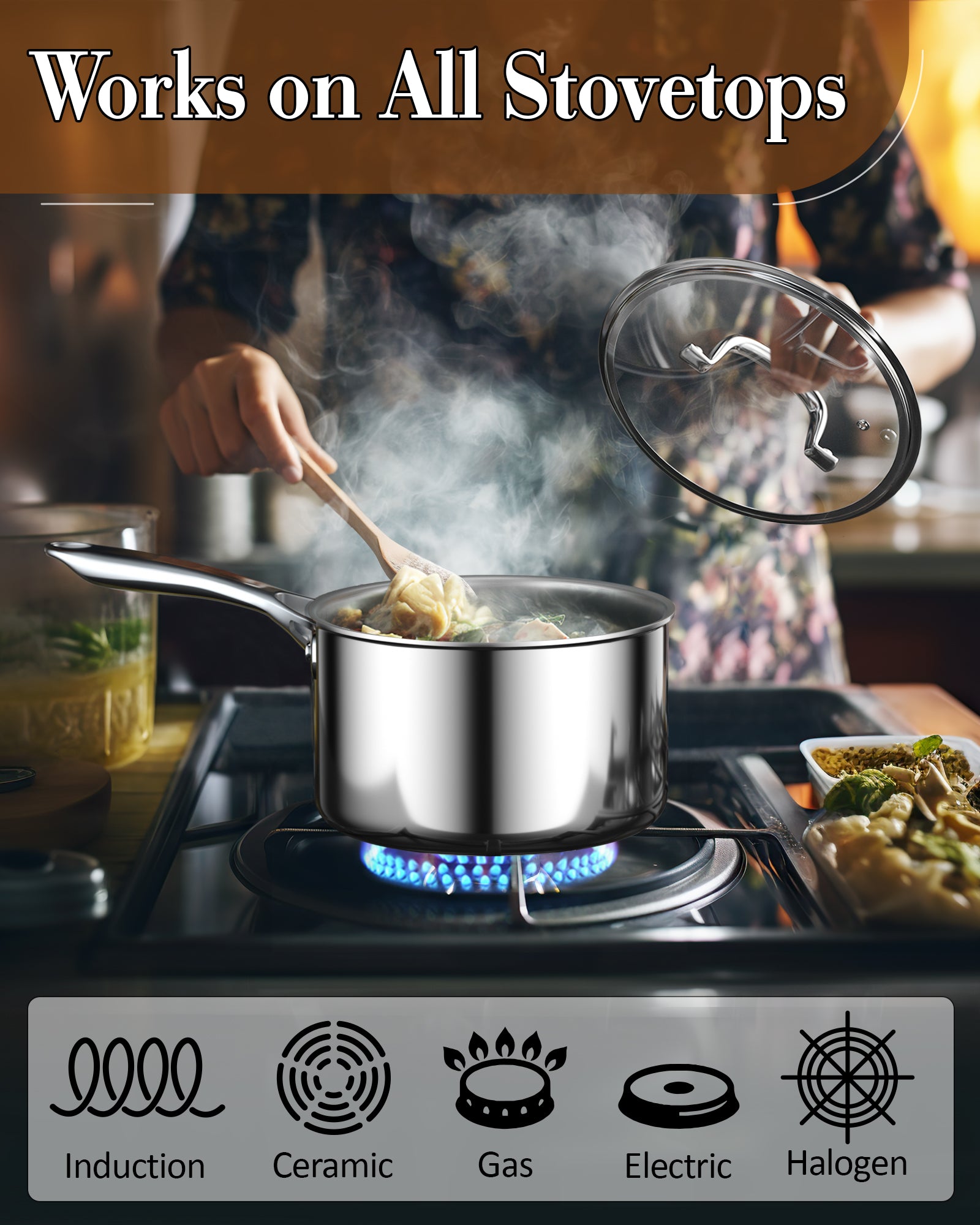 Cook N Home 02680 Stock-Pots - View #3