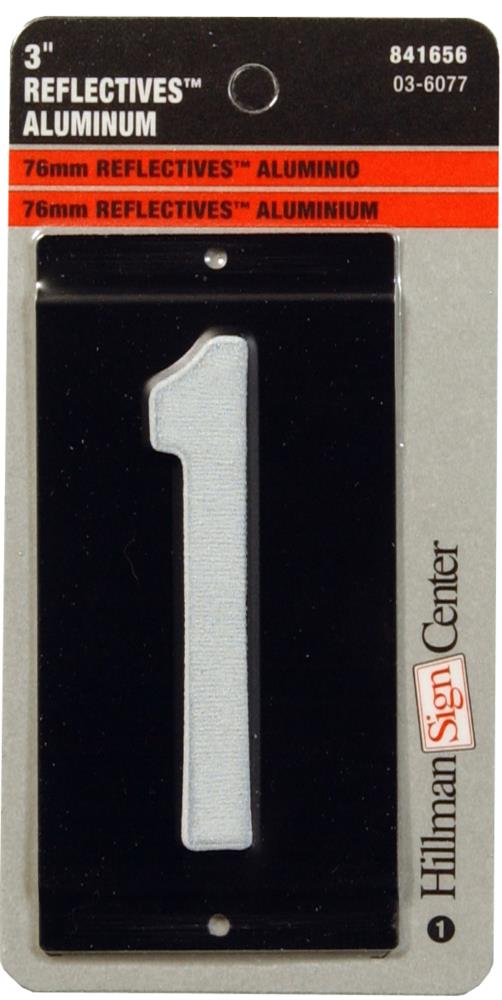 Hillman 841656 Reflective Number Letter