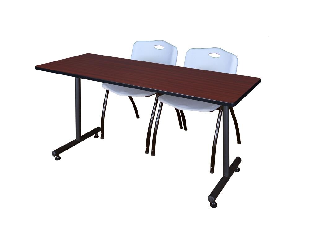 Regency MKTRCT6030MH47GY Training Brown 4-Person Training Table (60-in W x 29-in H)