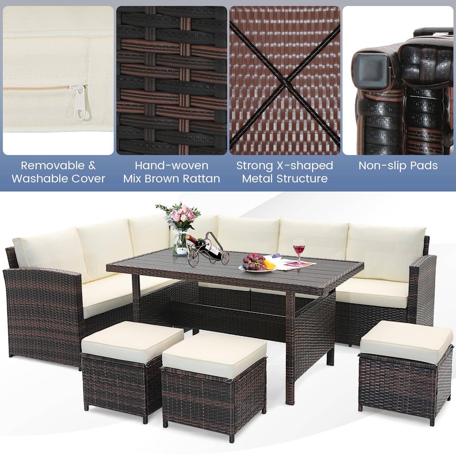 BABOOM BOM-1243WH+-CO Patio-Dining-Sets - View #5
