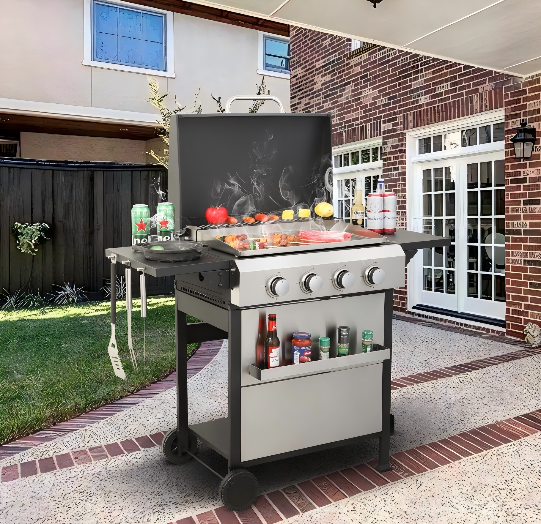Clihome CL-GR08389 Gas-Grill - View #7