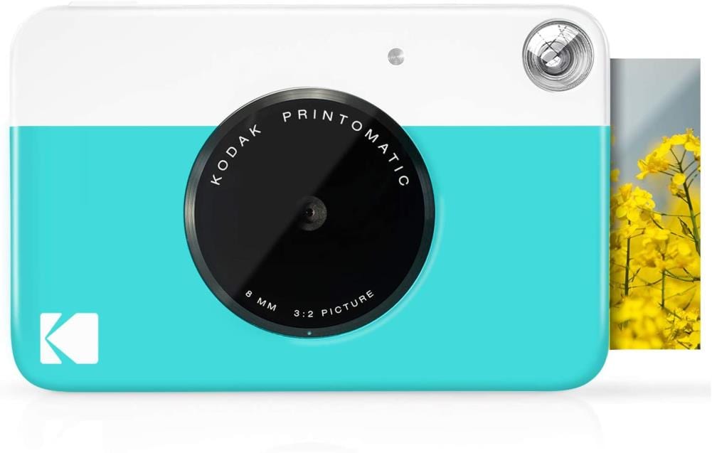 Kodak PRINTOMATIC Digital Instant Print Camera (Blue) - 5MP, Bluetooth,  Prints on Zink 2x3 Sticky-Backed Photo Paper - Fast, Easy, Fun! in the  Smartphones & Cameras department at