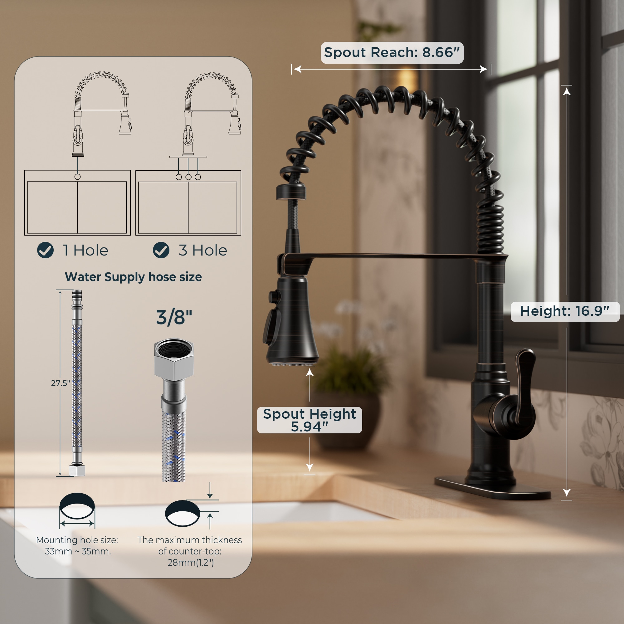 FURUISI LL5A2ORB Kitchen-Faucets - View #7