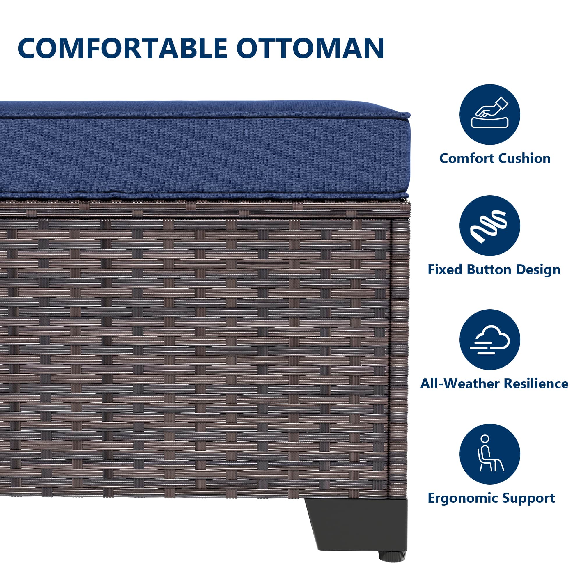 Haxvin HX-OTTOMAN-NY Stools-Ottomans - View #3