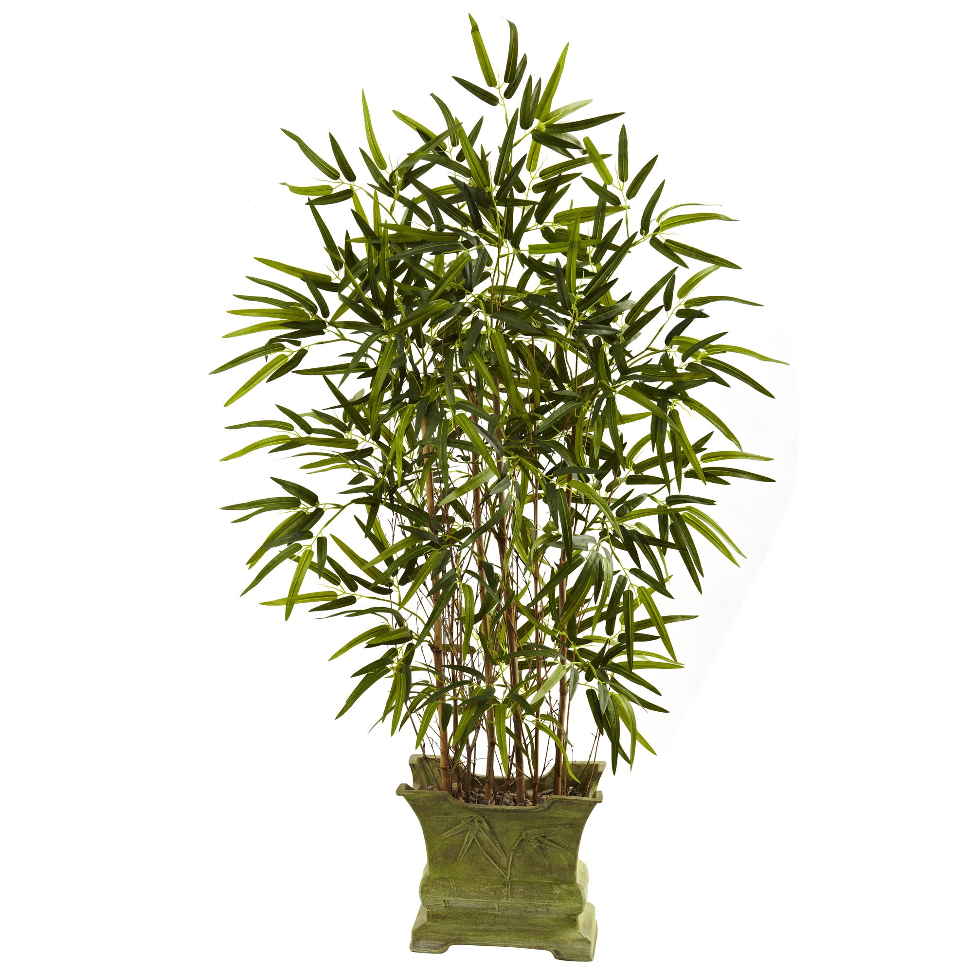 Nearly Natural 5419 45-in Green Indoor Silk Artificial Tree
