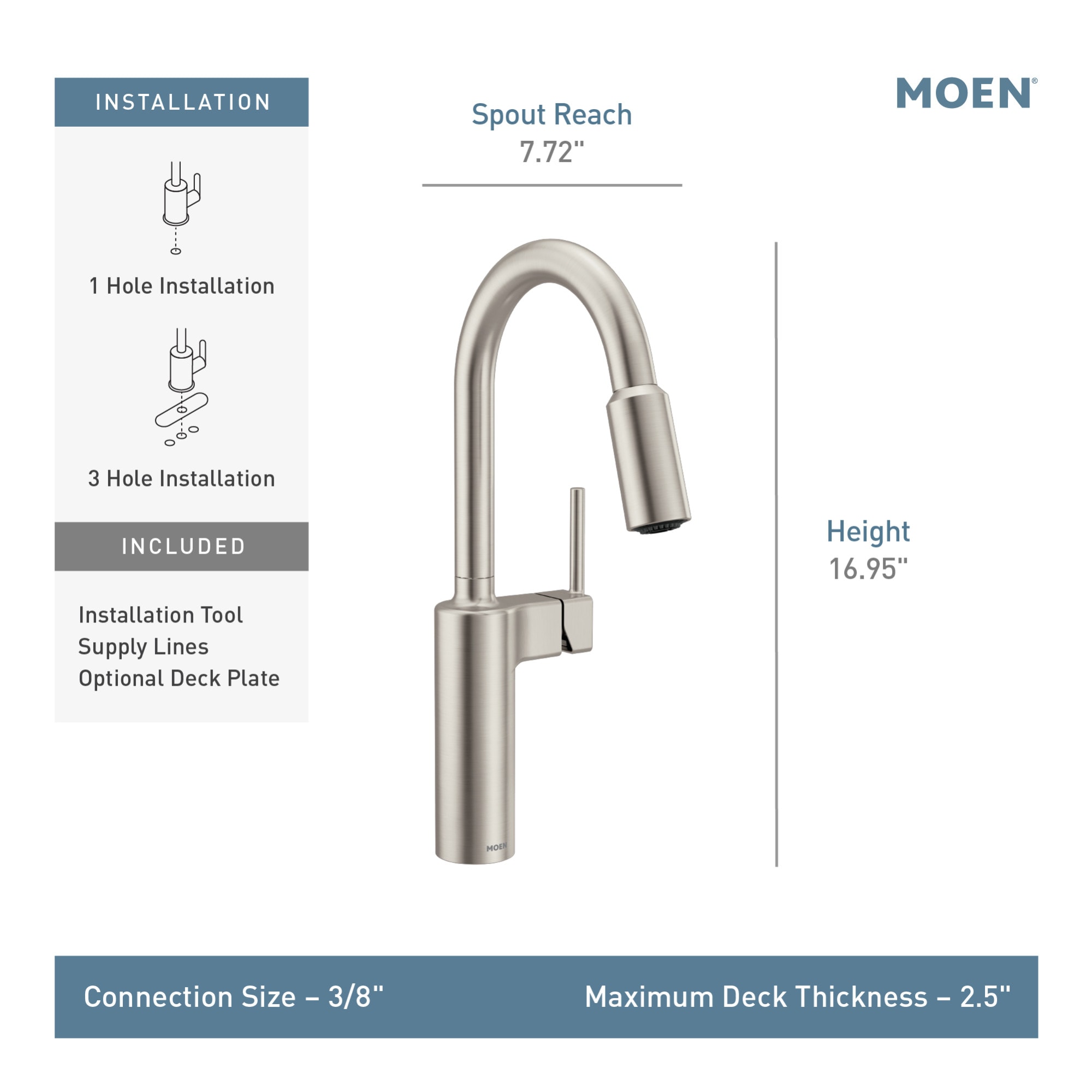 Moen 87463SRS Kitchen-Faucets - View #5