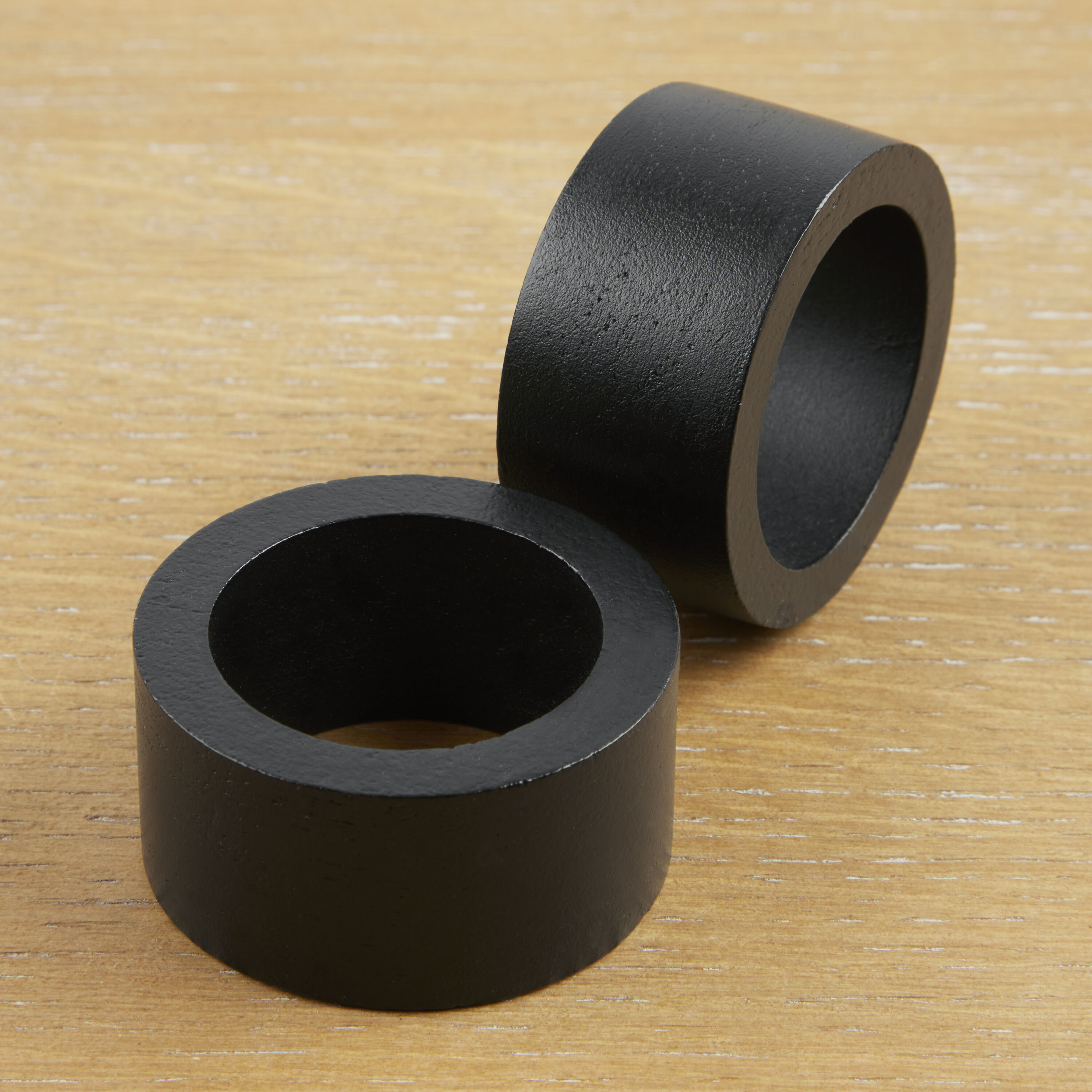 allen + roth 4-Pack Brown Wood Round Napkin Ring(s) in the Serveware  Accessories department at