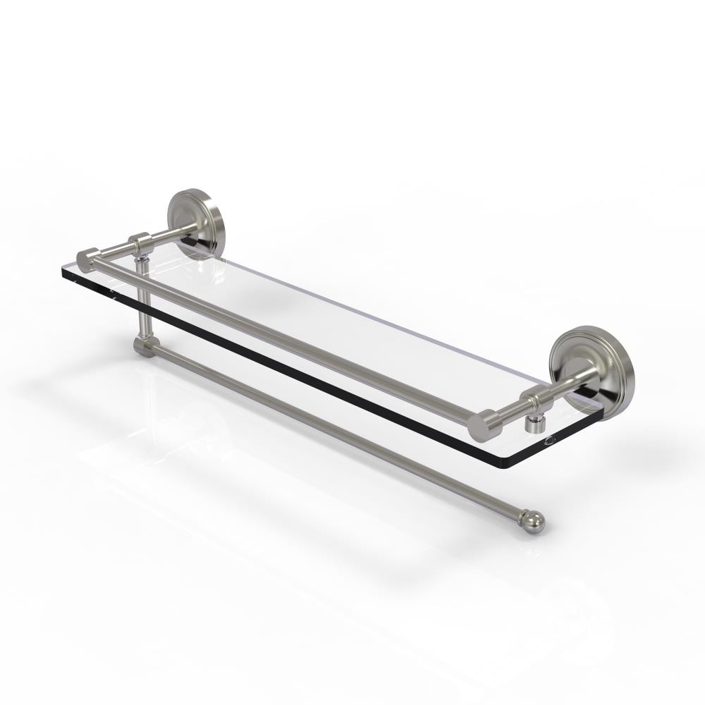 Allied Brass PRBP-1PT/22-GAL-SN Prestige Regal Satin Nickel Wall mount Bathroom Shelf ( 22-in x 5-in x 5-in )