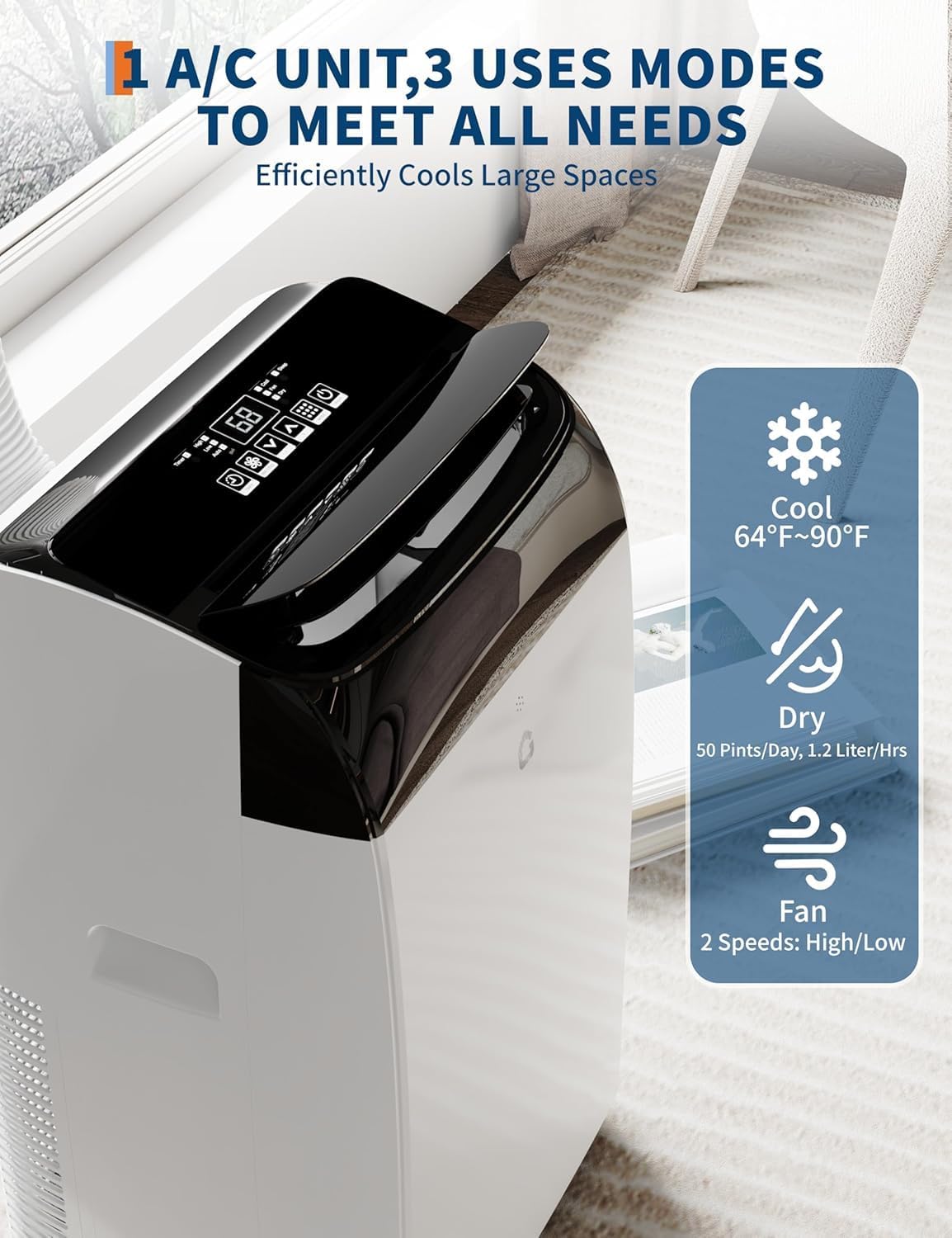 Qeetex NL-PHO-0XJ11HNO Portable-Air-Conditioners - View #4