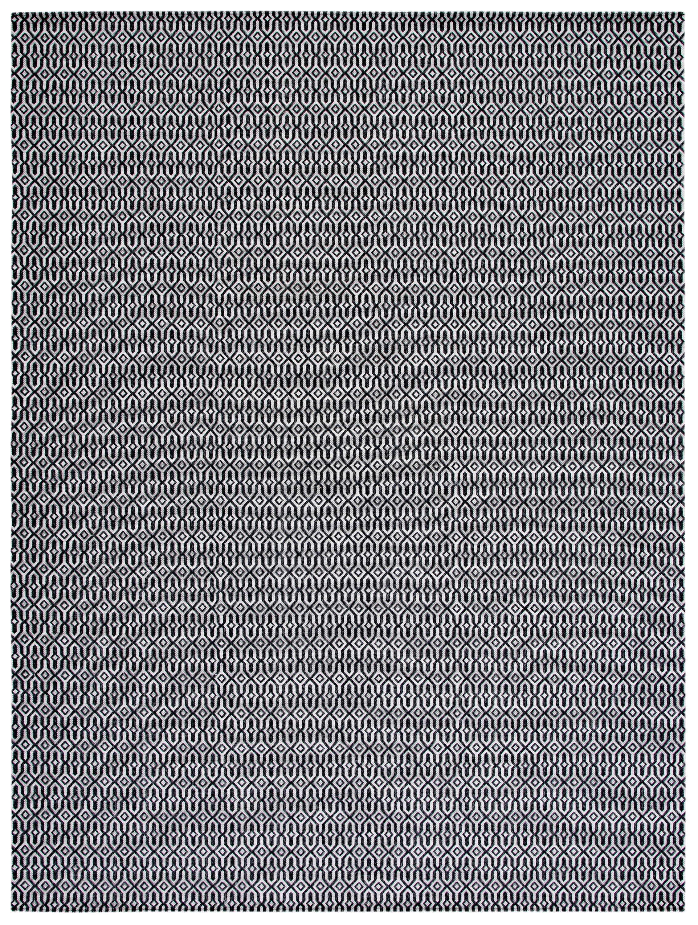 Safavieh Msr Cotton 411H Charcoal/Grey 8 X 10 Area Rug