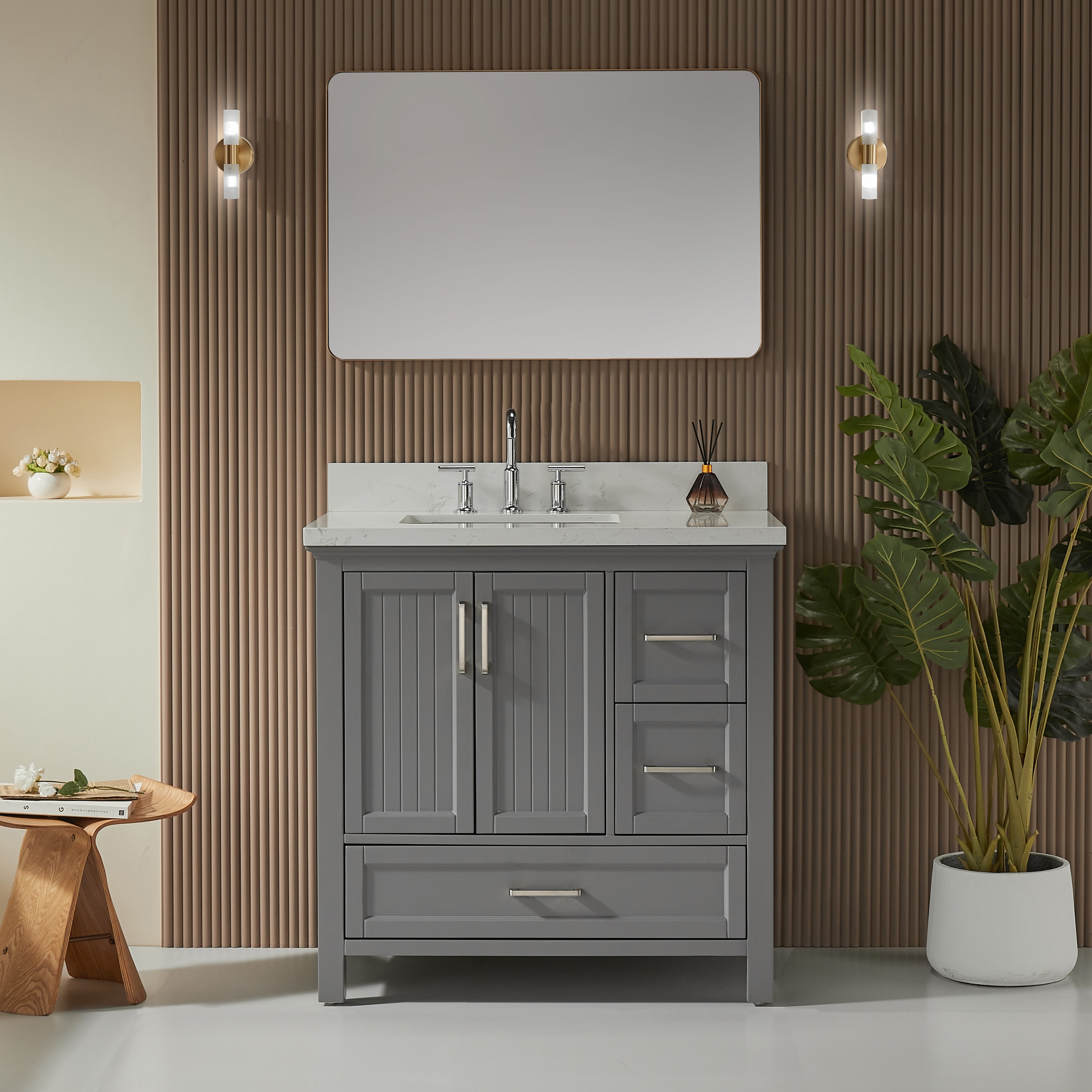 WELLFOR WA-8848-DH Bath-Vanity-Combo - View #8