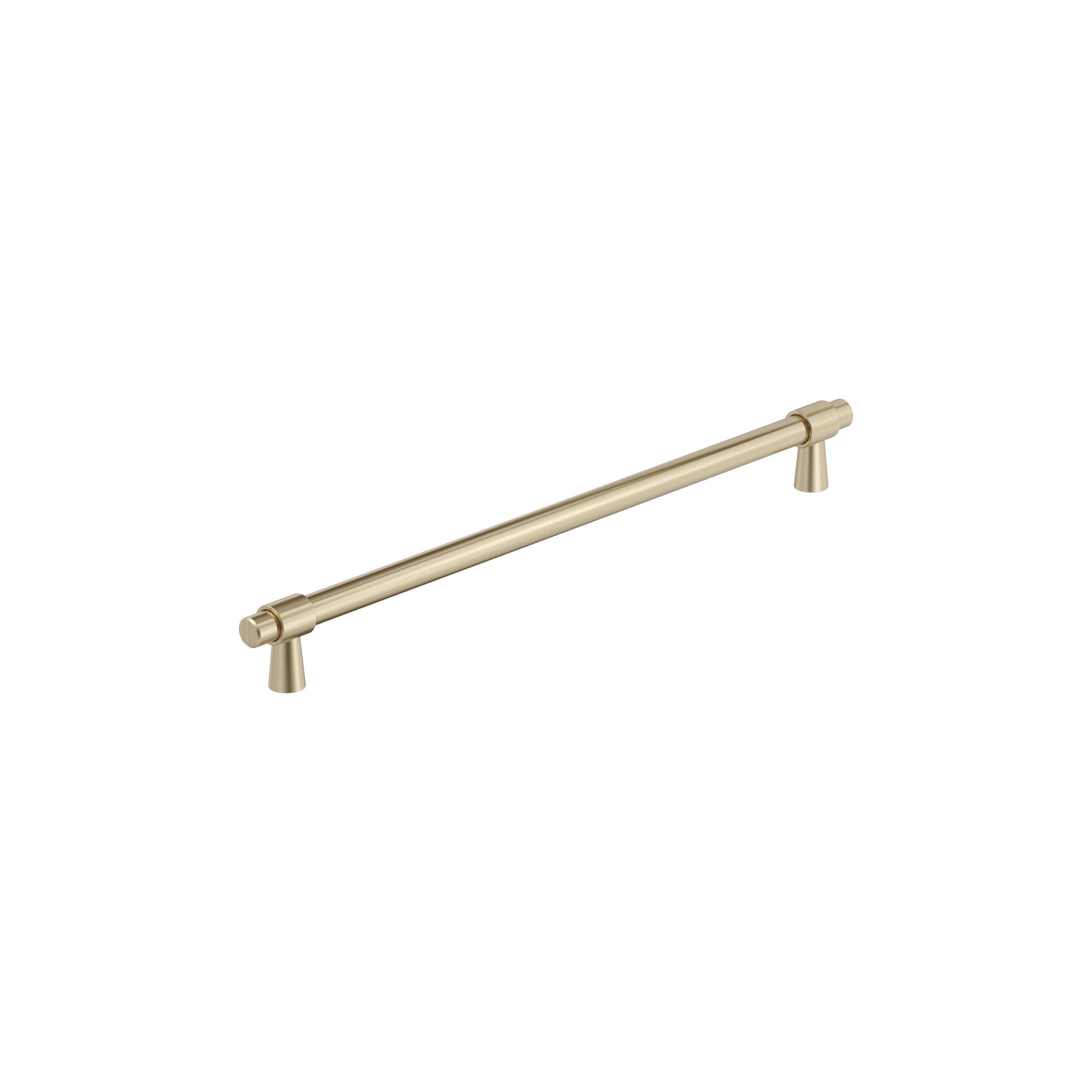 Amerock BP54036BBZ Destine 18-in , 457mm Center to Center Golden Champagne Cylindrical Bar For Use on Appliances Drawer Pulls