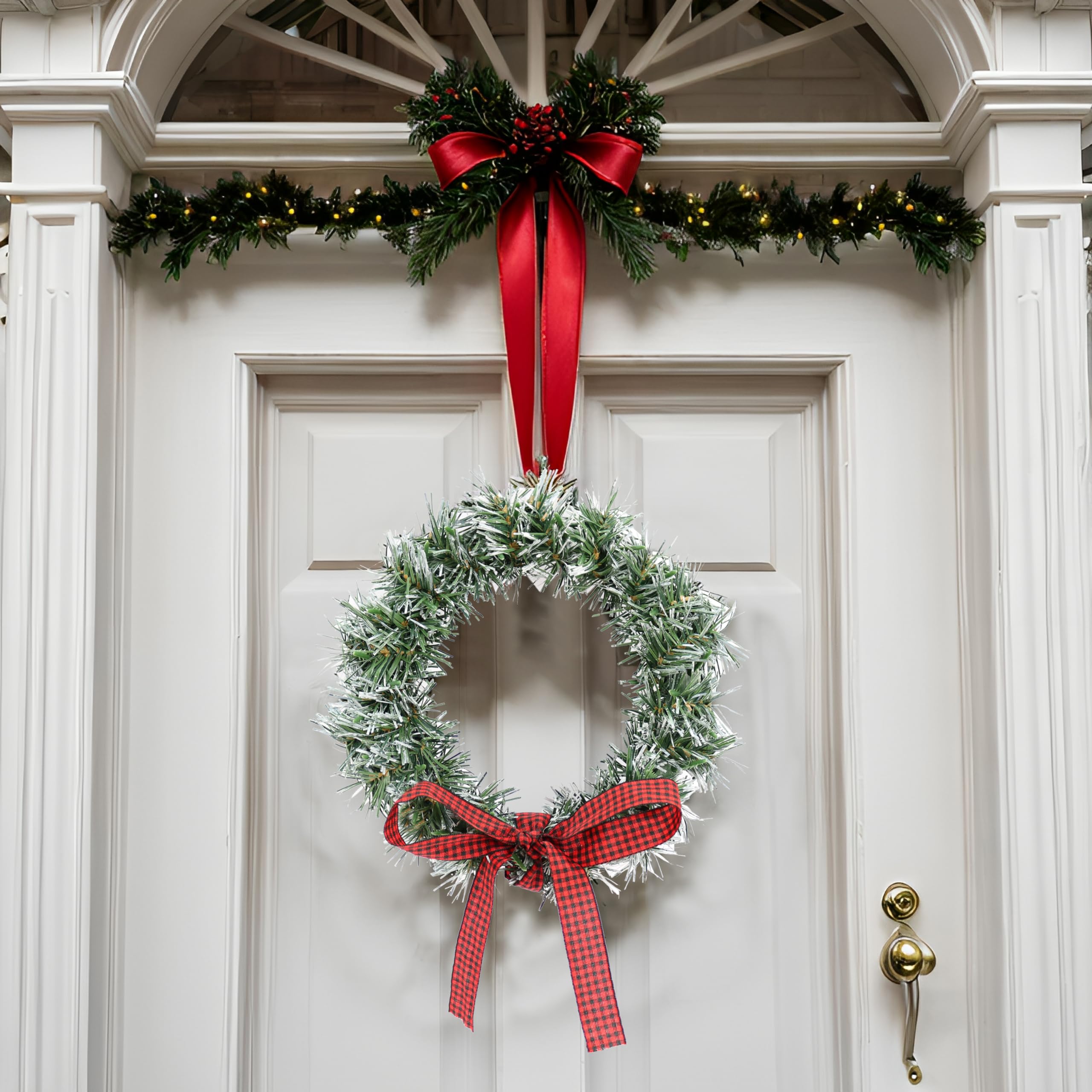 Afoxsos LAF1128W08 Artificial-Christmas-Wreaths - View #3