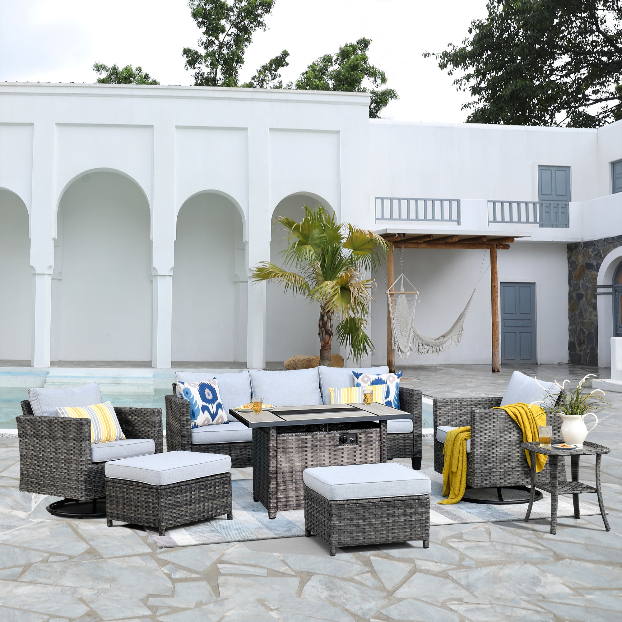 XIZZI XSQRC7174-CFP Patio-Conversation-Sets - View #2