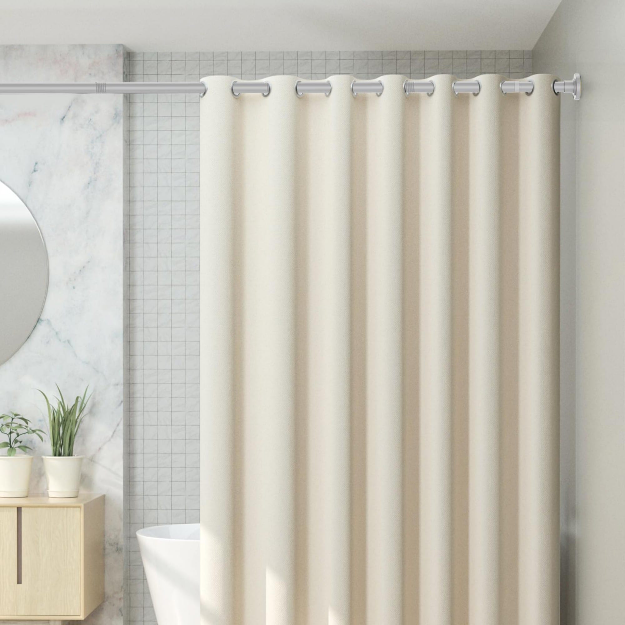 Wudkey L4-CV3V0I Shower-Rods - View #3