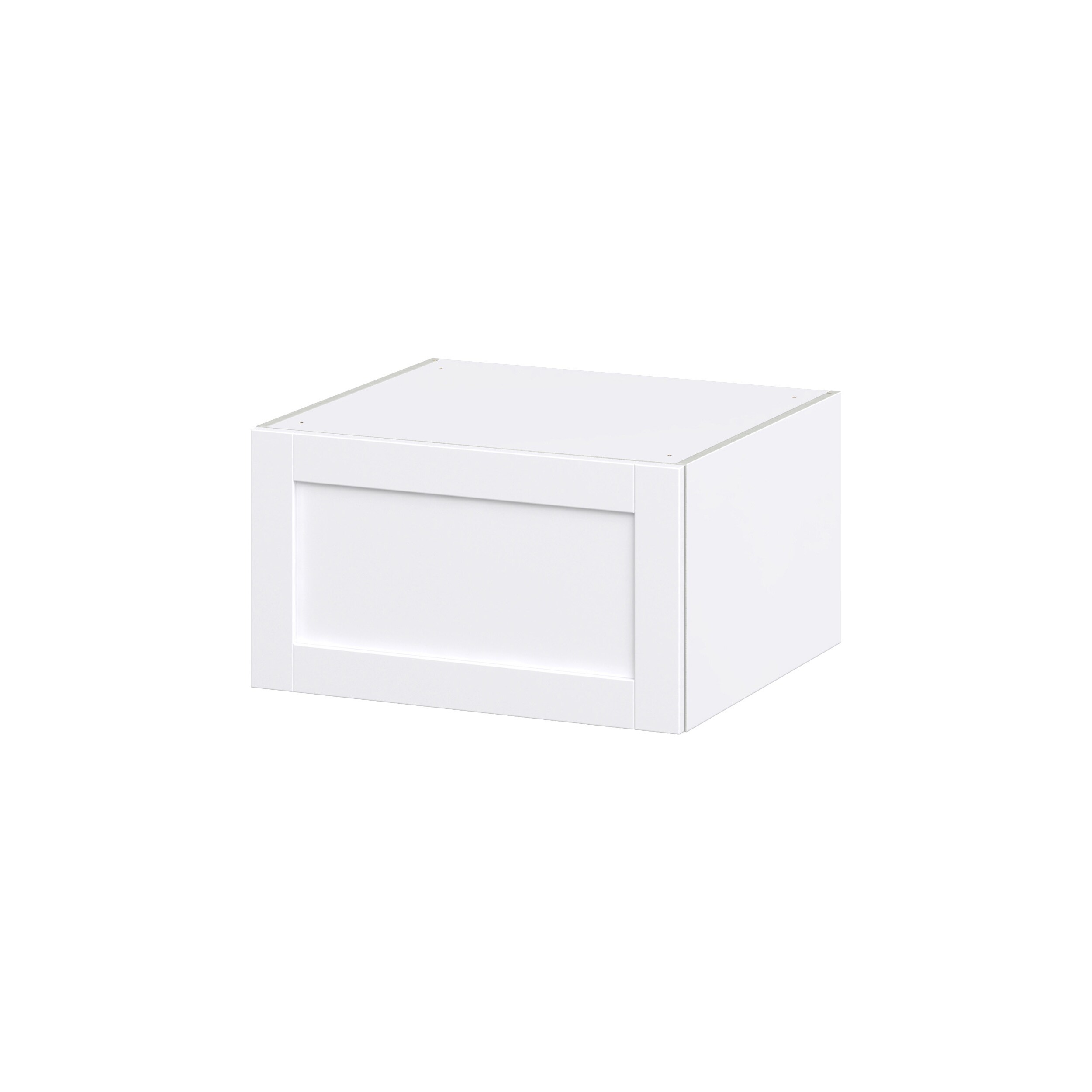 Hugo&Borg DSWLU271524-RM Rosemont 27-in W x 15-in H x 24-in D Glacier White Wall Fully assembled Cabinet (Recessed Panel Shaker)