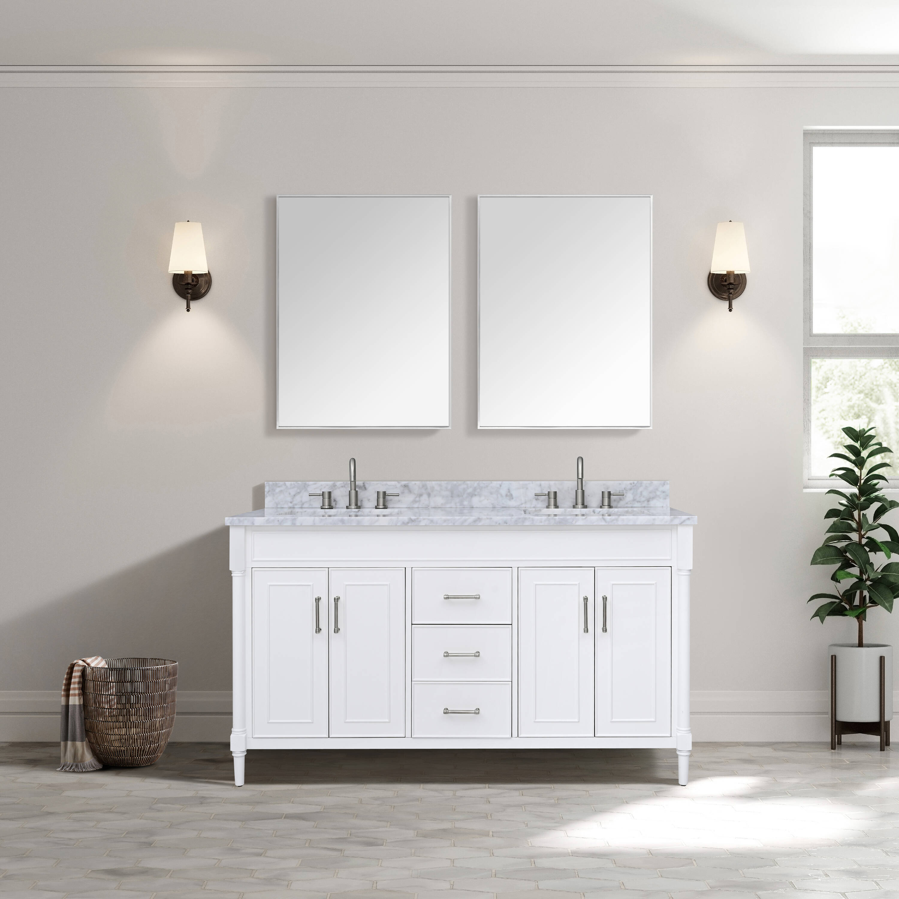 Avanity BRISTOL-VS61-WT-C Bath-Vanity-Combo - View #4