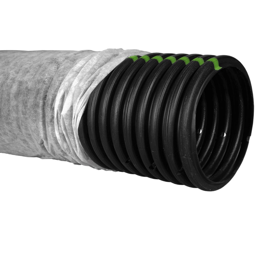ADS 06730100BSH 6-in x 100-ft Corrugated Perforated Pipe