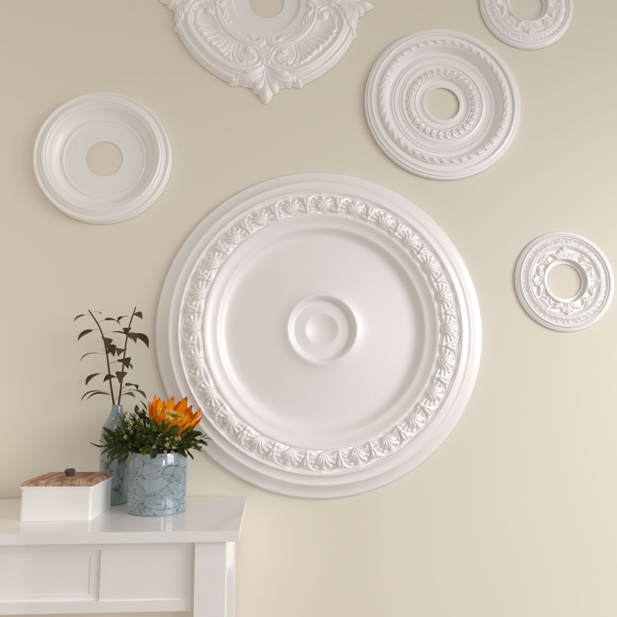 Ekena Millwork CM31CA Ceiling-Medallions - View #6