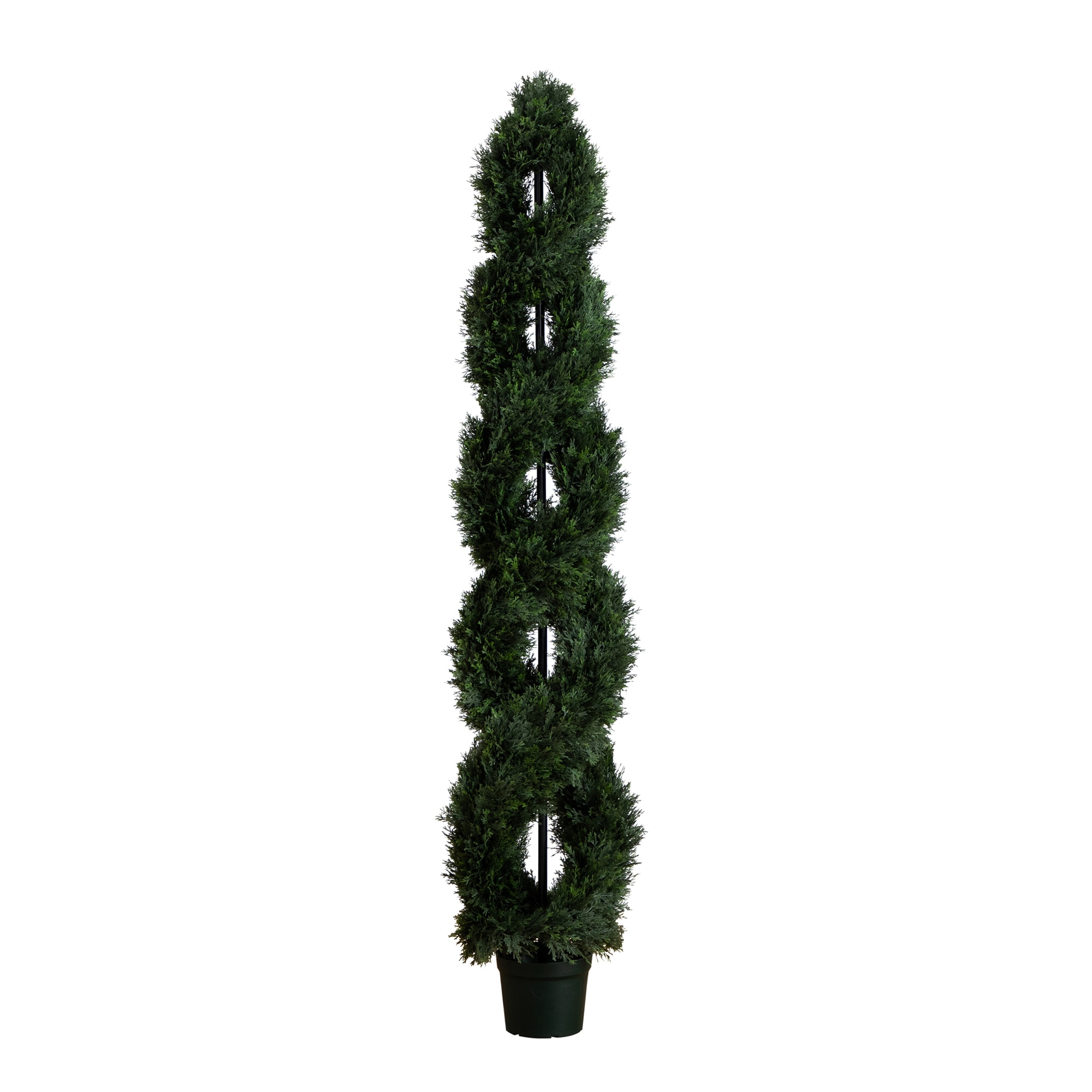 Nearly Natural T4824 84-in Green Indoor/Outdoor Floor Cypress Artificial tree